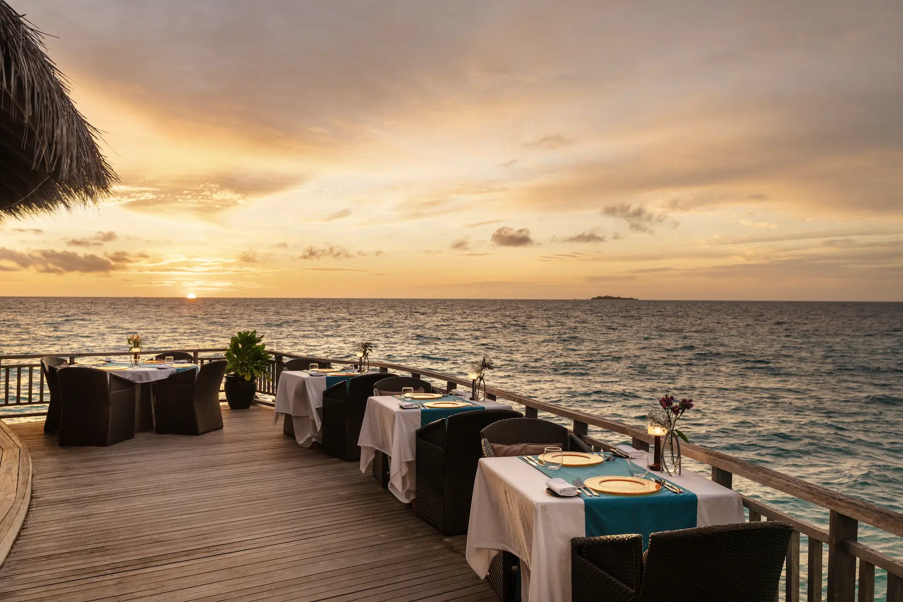 constance halaveli maldives jing restaurant and bar featuring a refined dining area