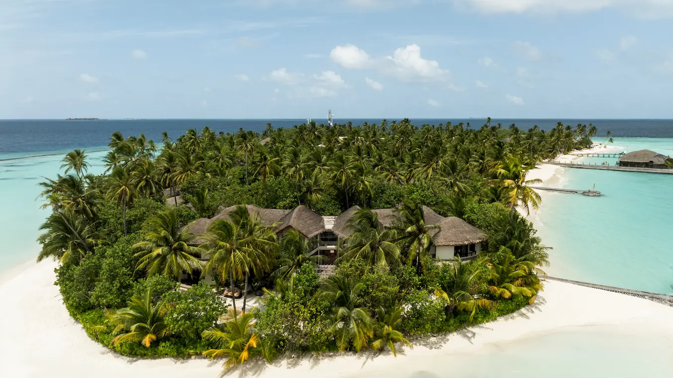 constance halaveli maldives presidential villa offering a scenic island view