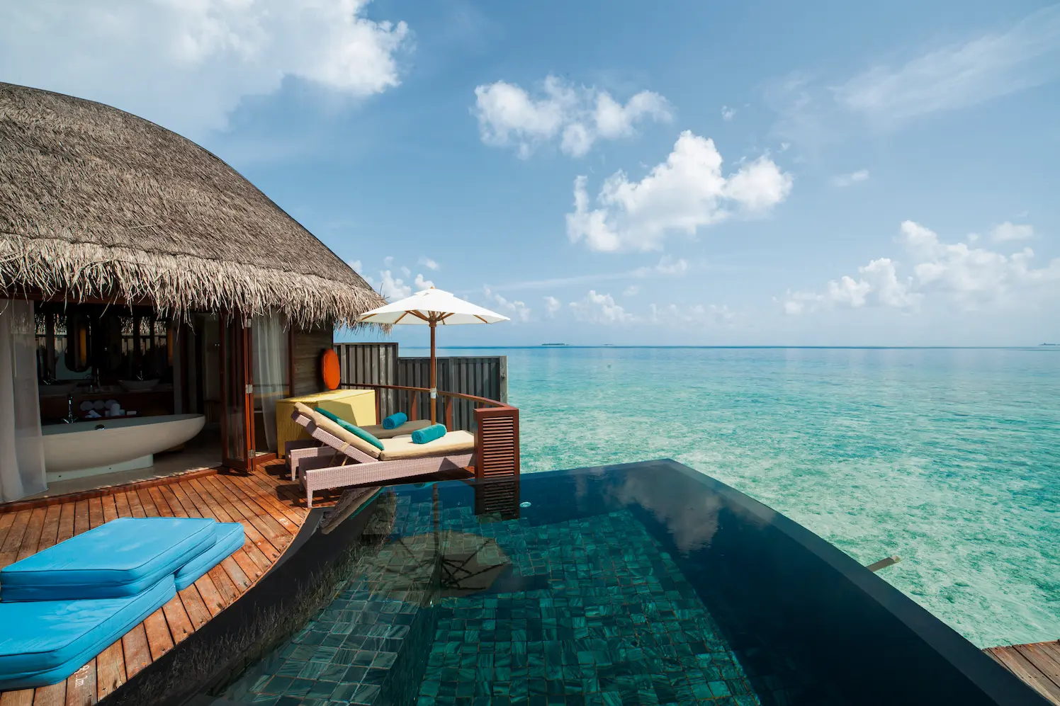 constance halaveli maldives tranquil water villa accommodation with a scenic lagoon view