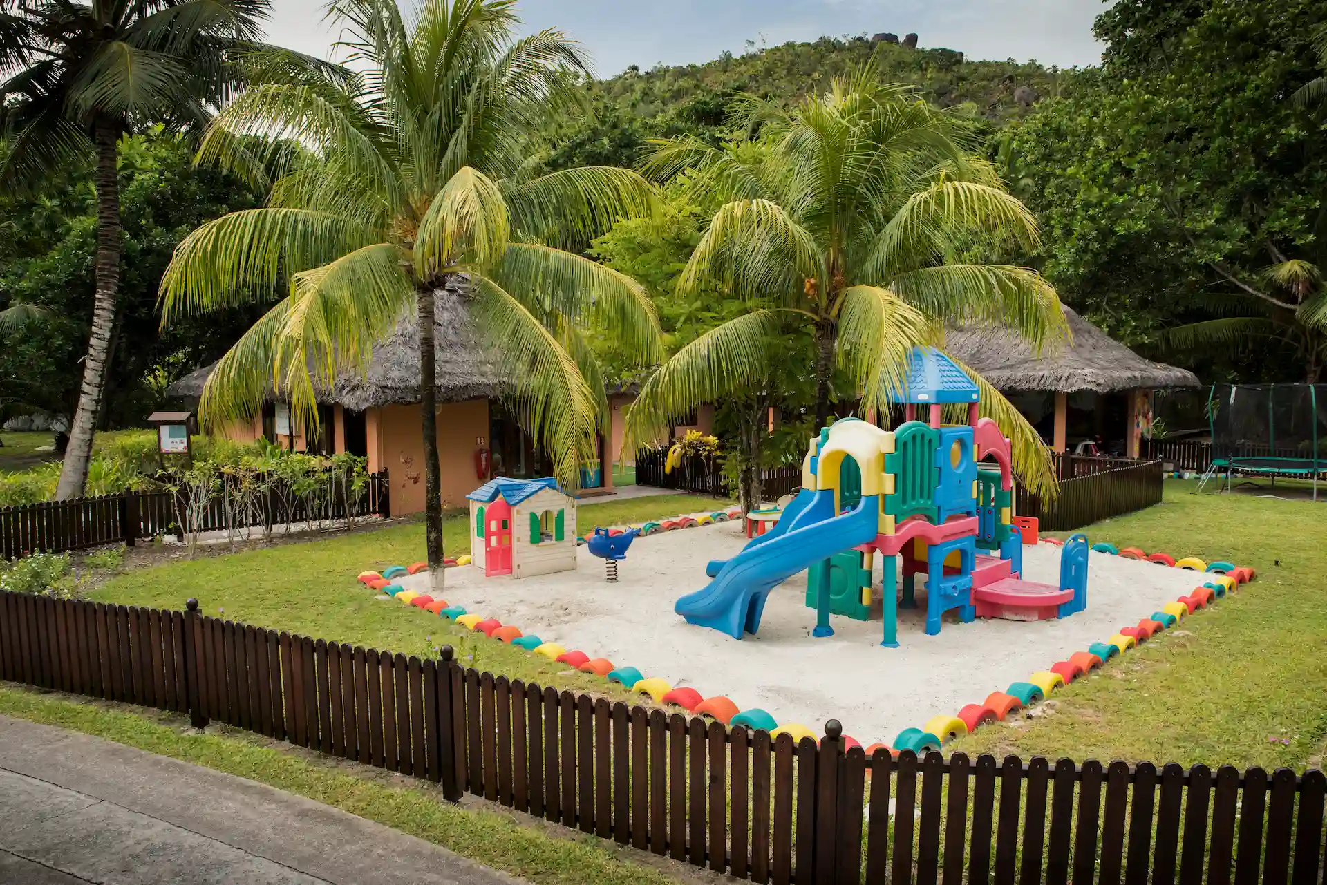 constance lemuria seychelles kids club with children playing and activities