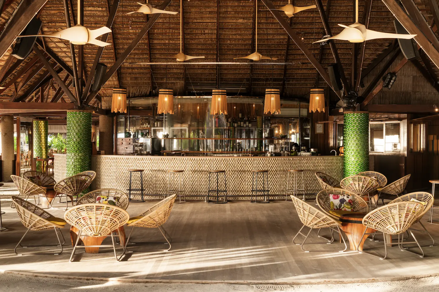 manta bar at constance moofushi maldives offering laid back island cocktails