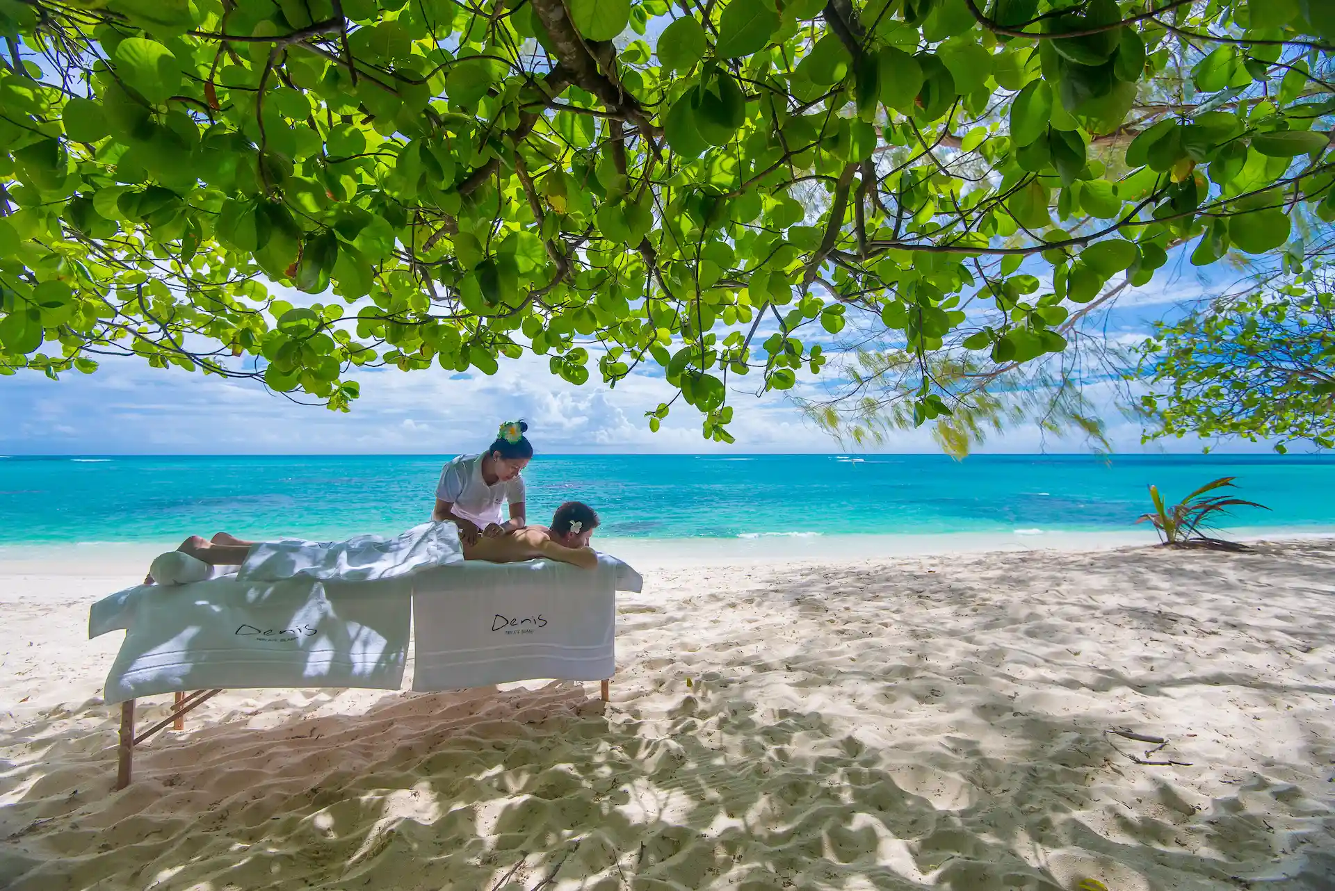 denis private island seychelles spa with serene treatment rooms, ocean views, and lush tropical surroundings for tranquil wellness experiences