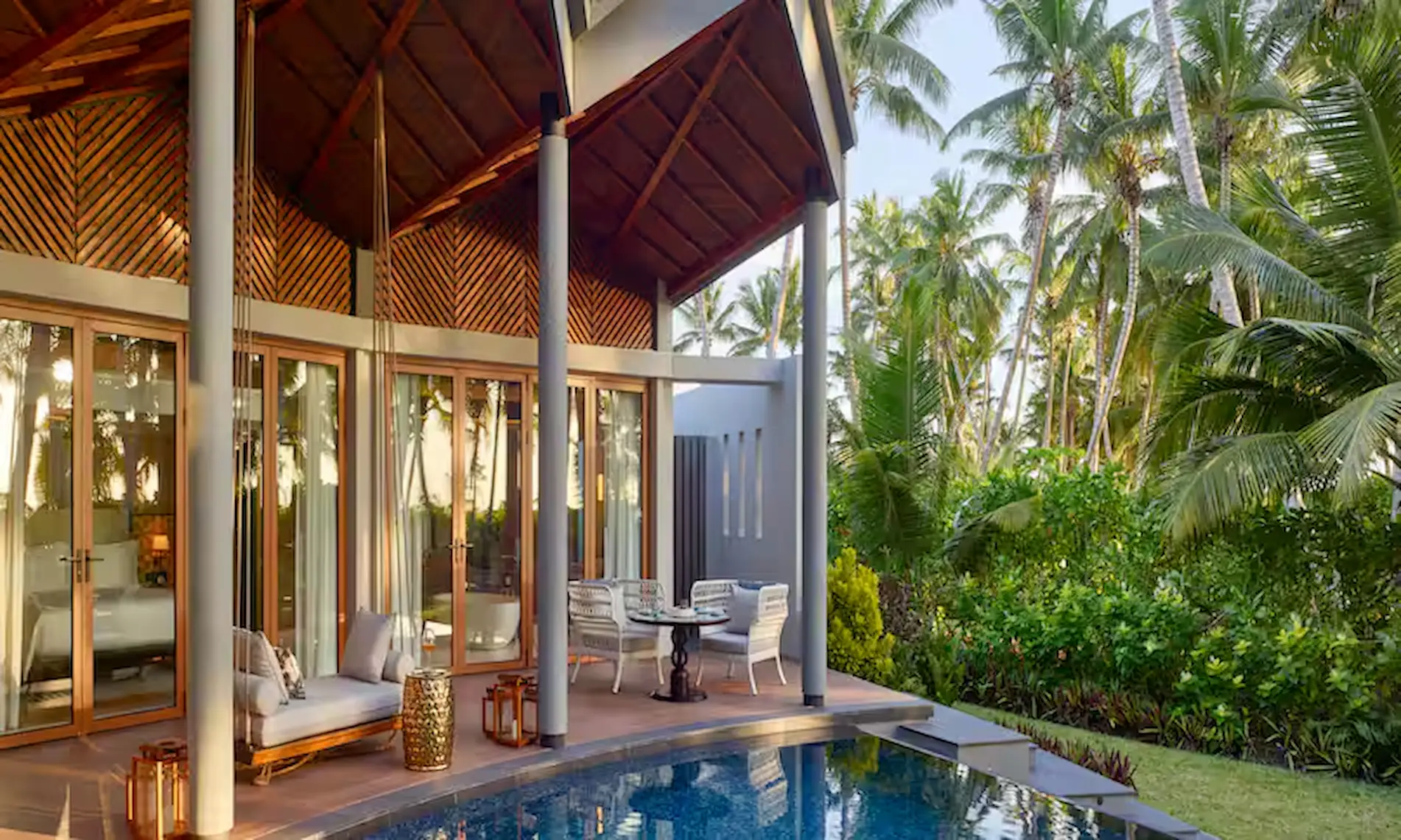 waldorf astoria seychelles one bedroom hawksbill garden pool villa with private pool and garden view