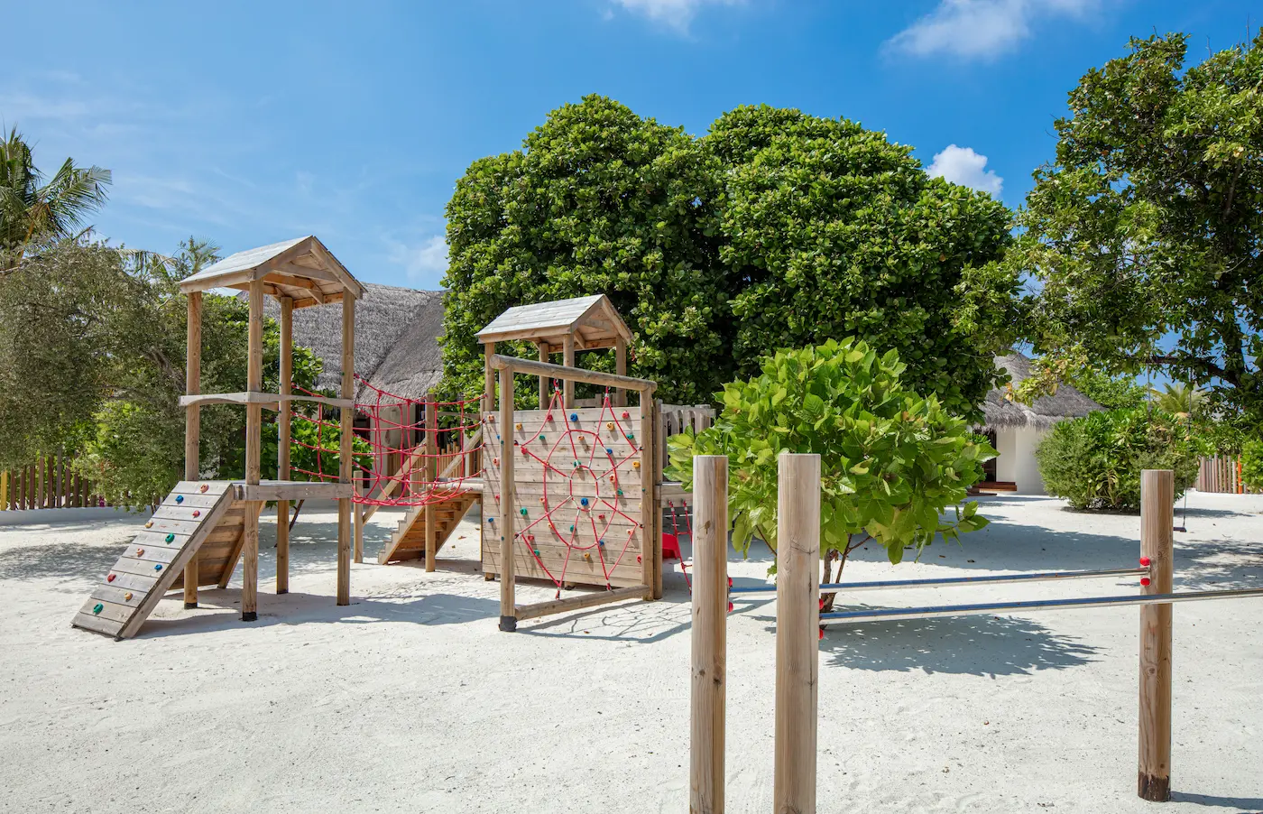 heritance aarah maldives koka kids club external area showcasing a vibrant outdoor play space designed for family friendly fun in a tropical island setting