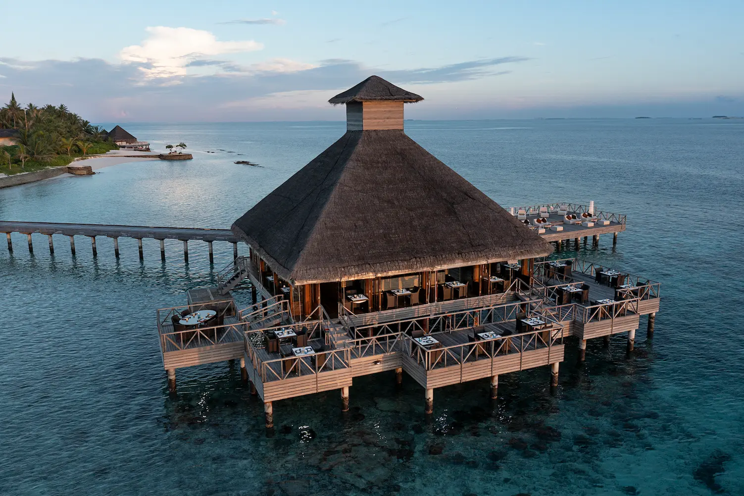 huvafen fushi maldives salt showcasing an elegant culinary space with refined island ambience and contemporary design