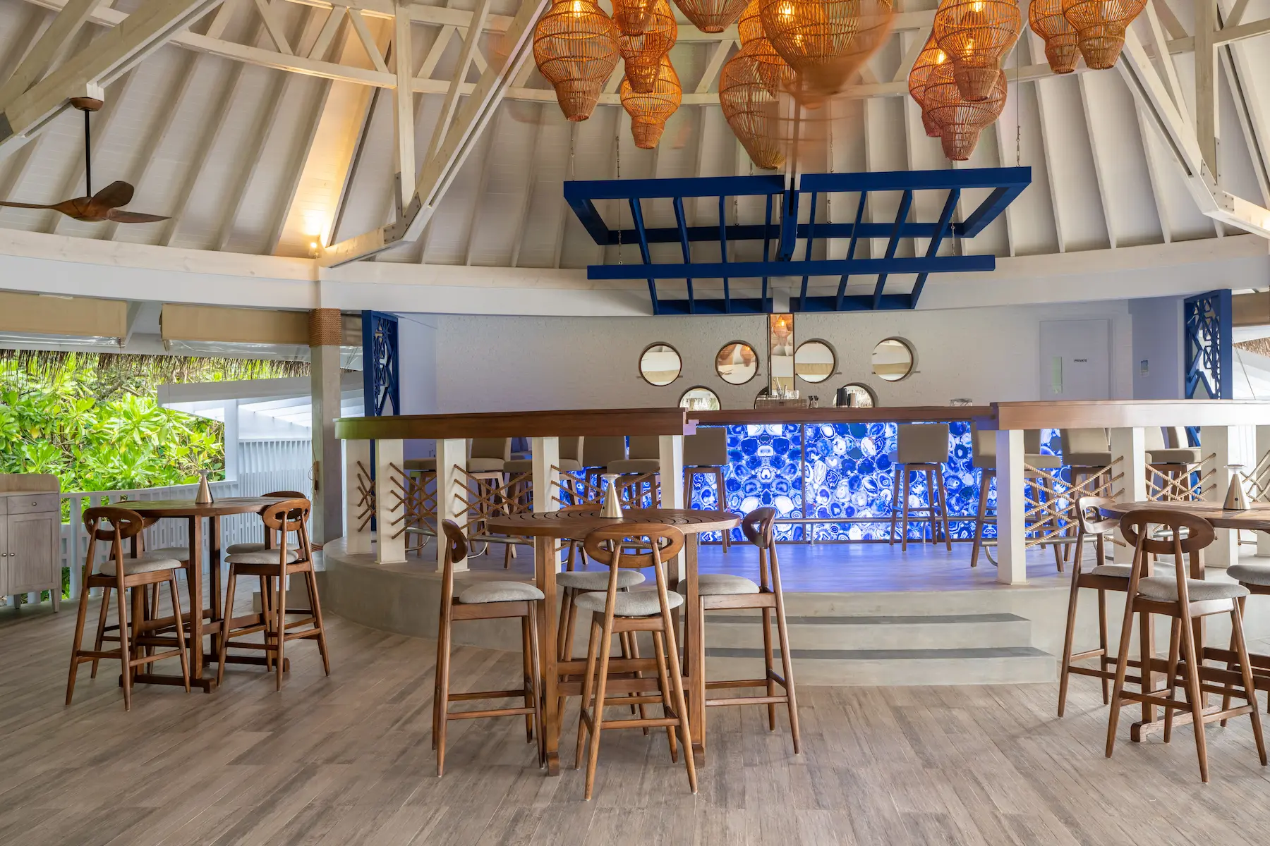 ifuru island maldives hubba hubba interior landscape scene featuring elegant contemporary design and a serene luxury island atmosphere
