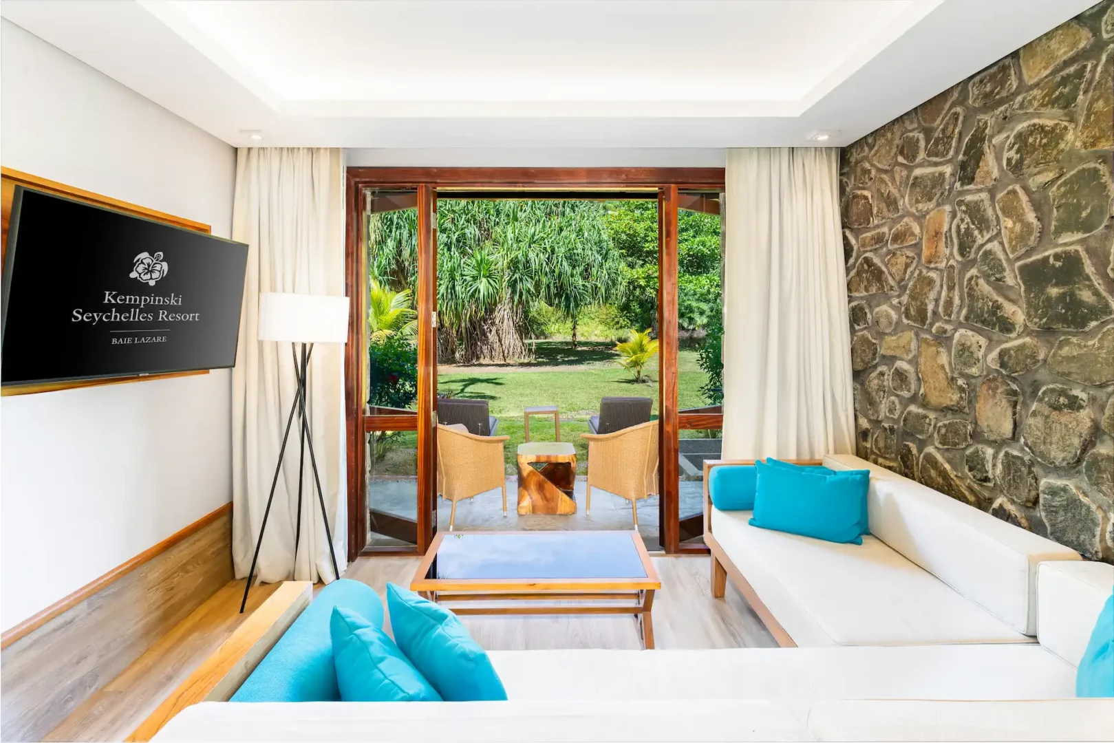 kempinski seychelles resort superior hill view room lounge area with seating