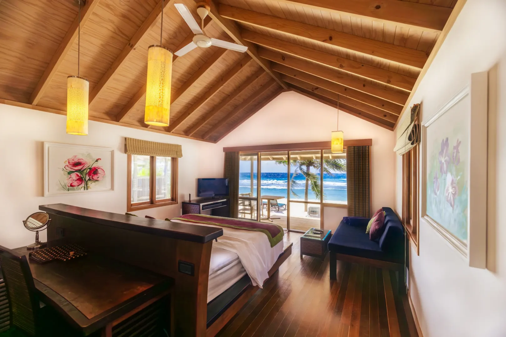 kuredu island resort & spa maldives beach villa interior view
