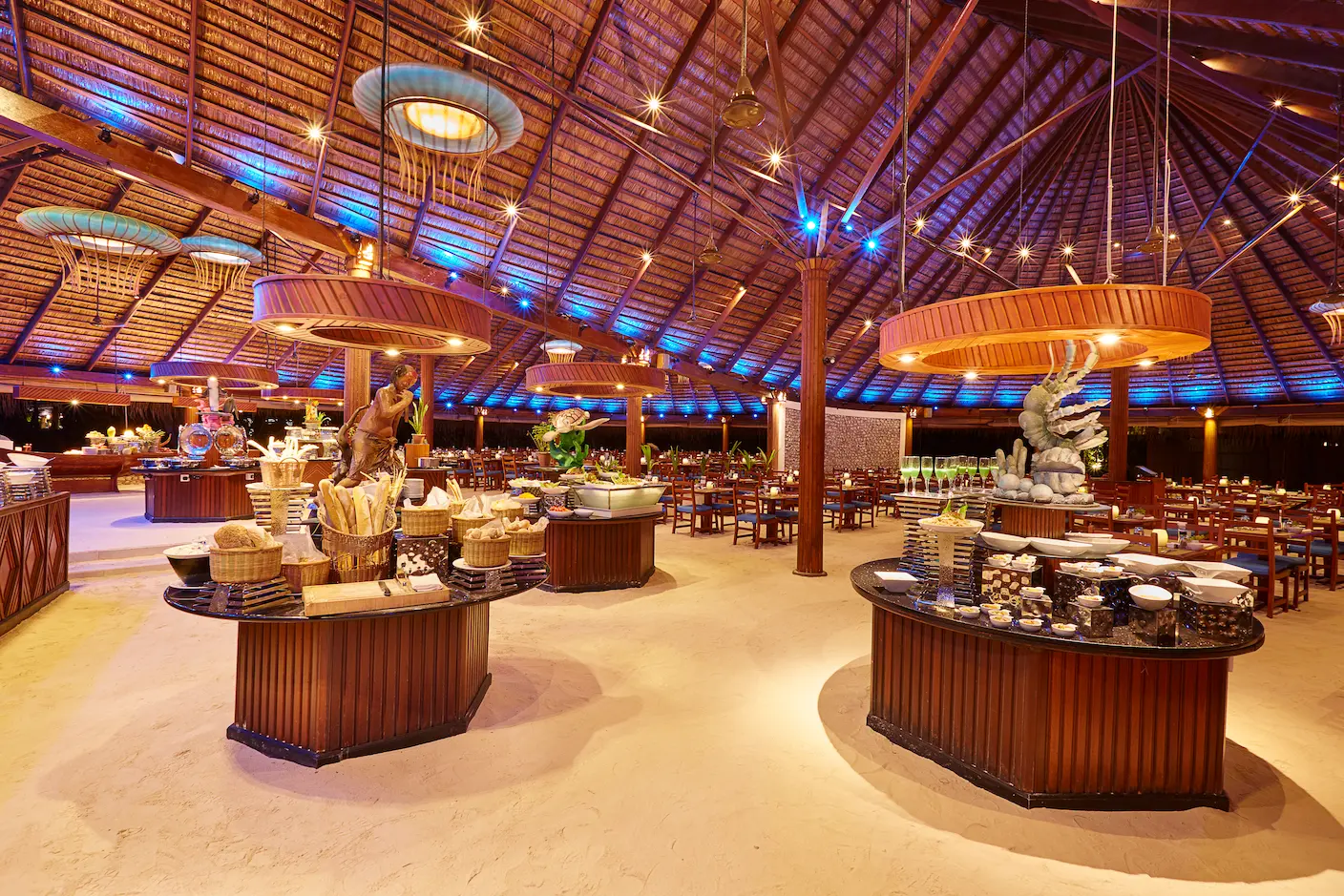 kuredu island resort & spa maldives koamas buffet restaurant