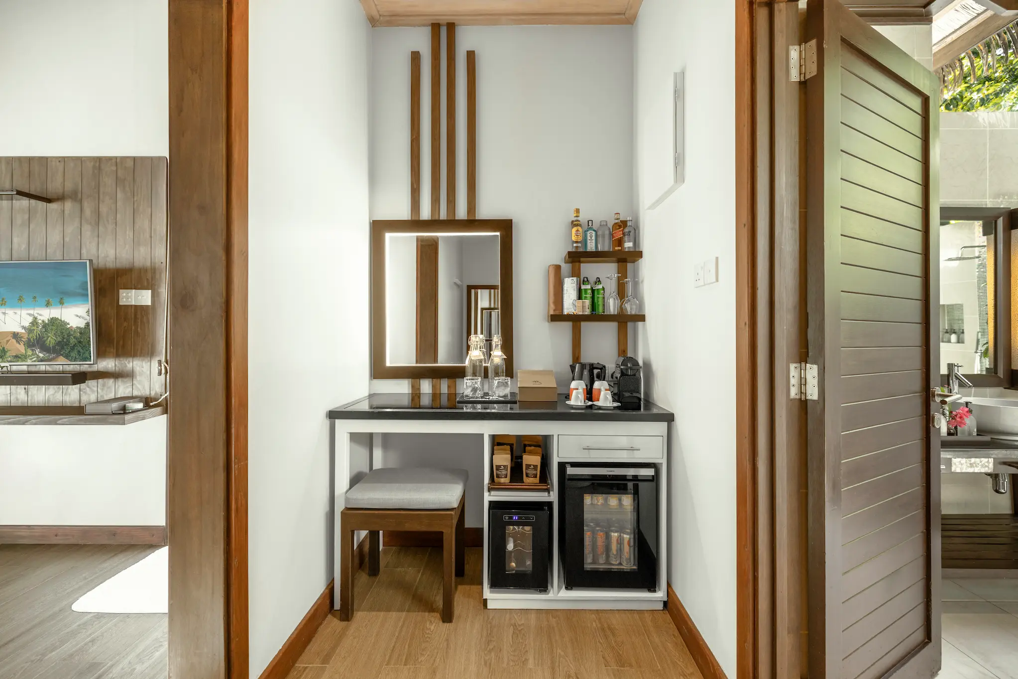 kuredu island resort & spa maldives private pool villa family suite interior