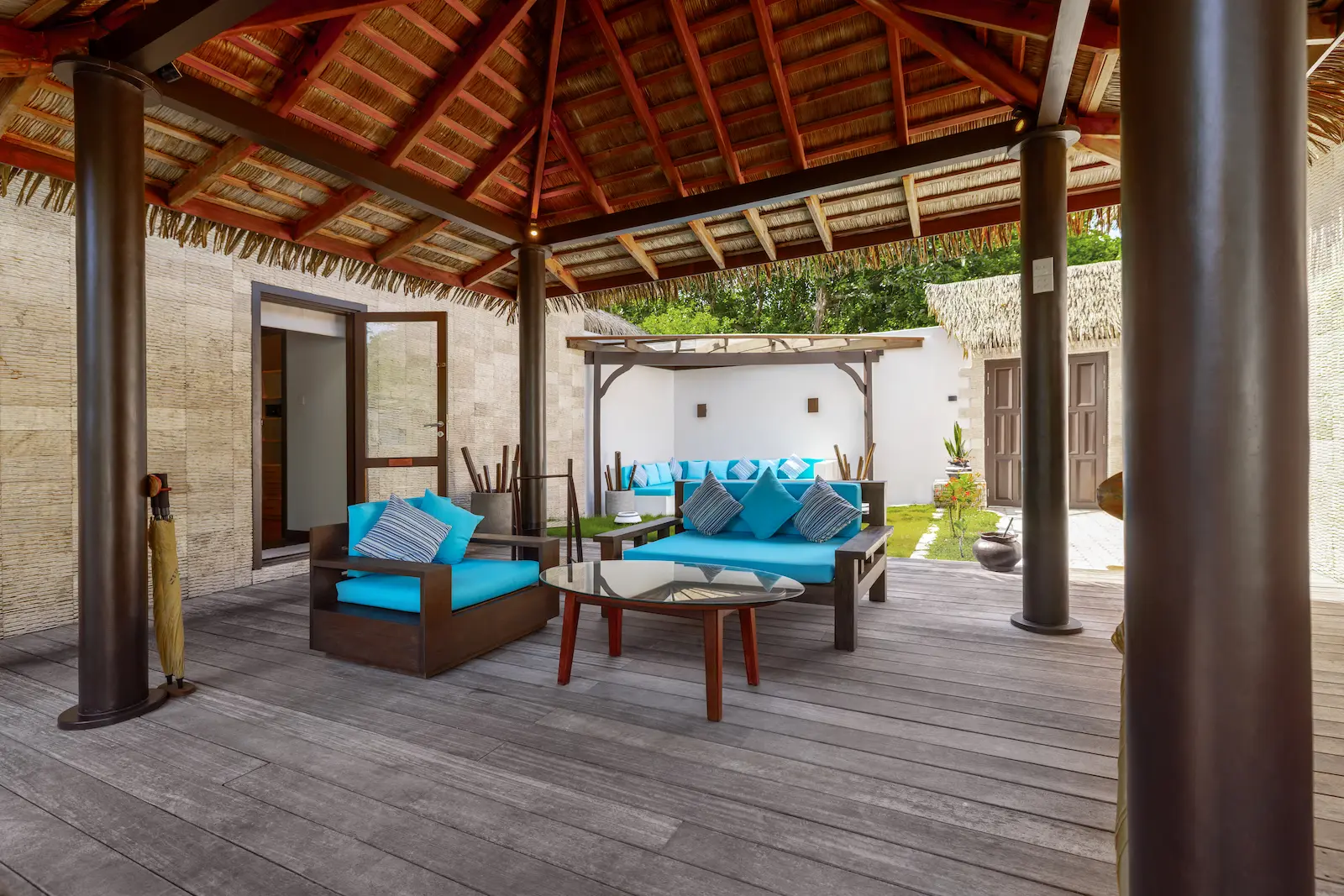 kuredu island resort & spa maldives private pool villa family suite terrace