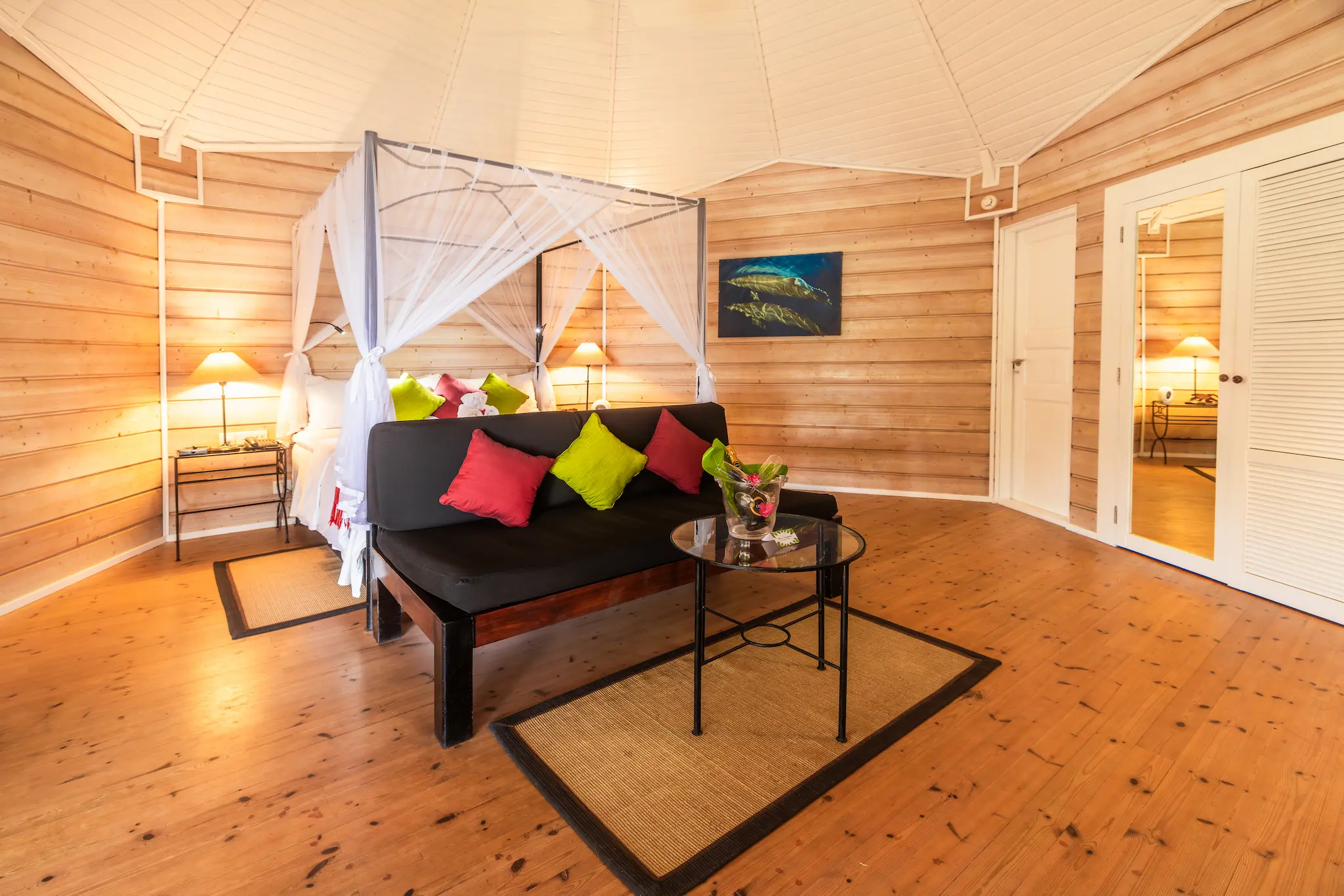 kuredu island resort & spa maldives sangu premium beach villa interior bed