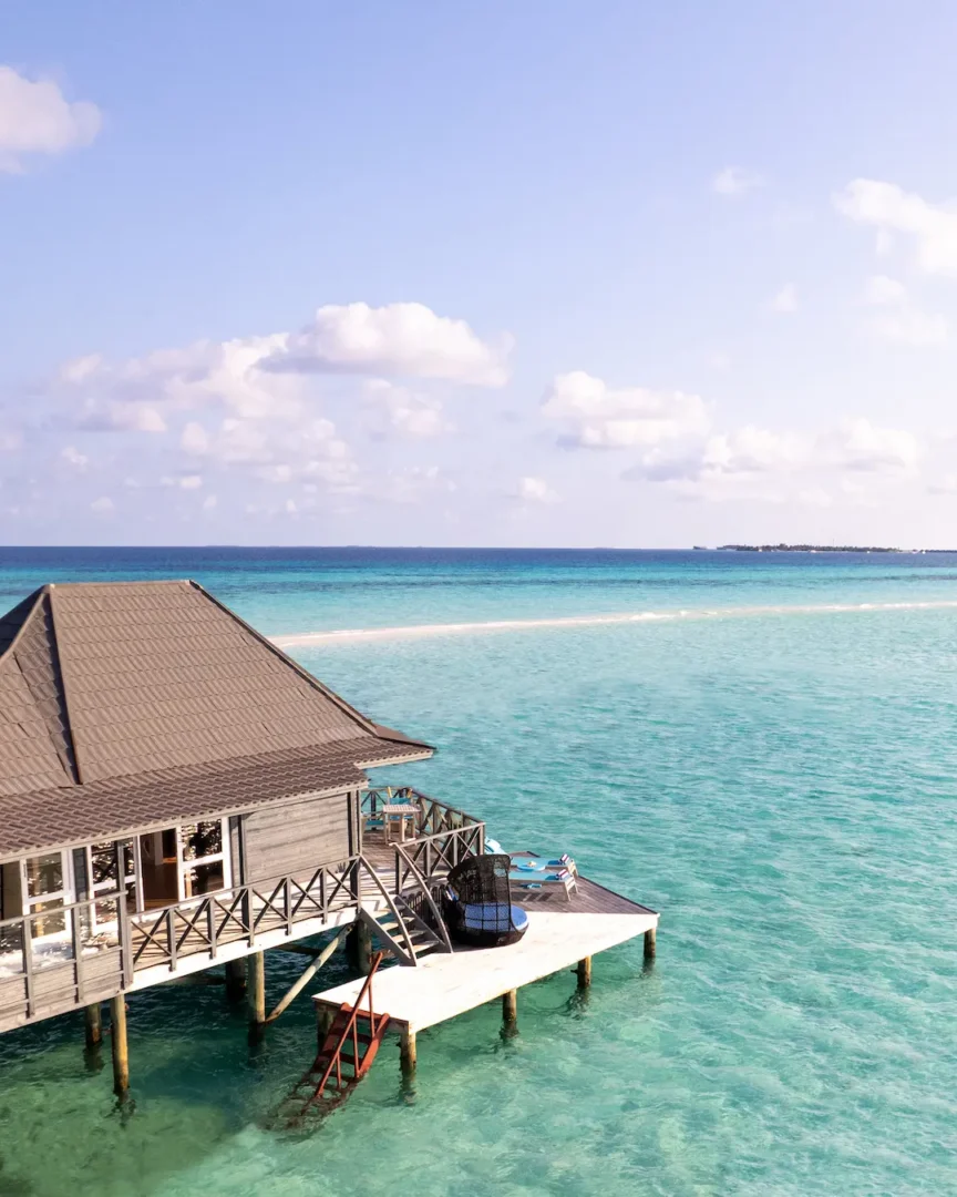 kuredu island resort & spa maldives sangu water villa honeymoon suite deck