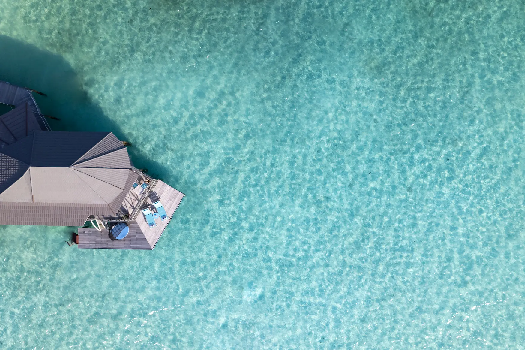 kuredu island resort & spa maldives sangu water villa honeymoon suite view aerial