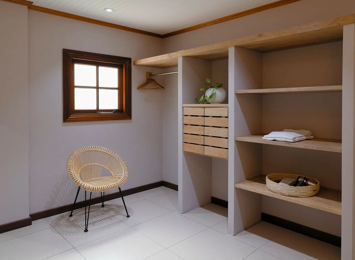 larchipel seychelles family suite wardrobe with organized storage