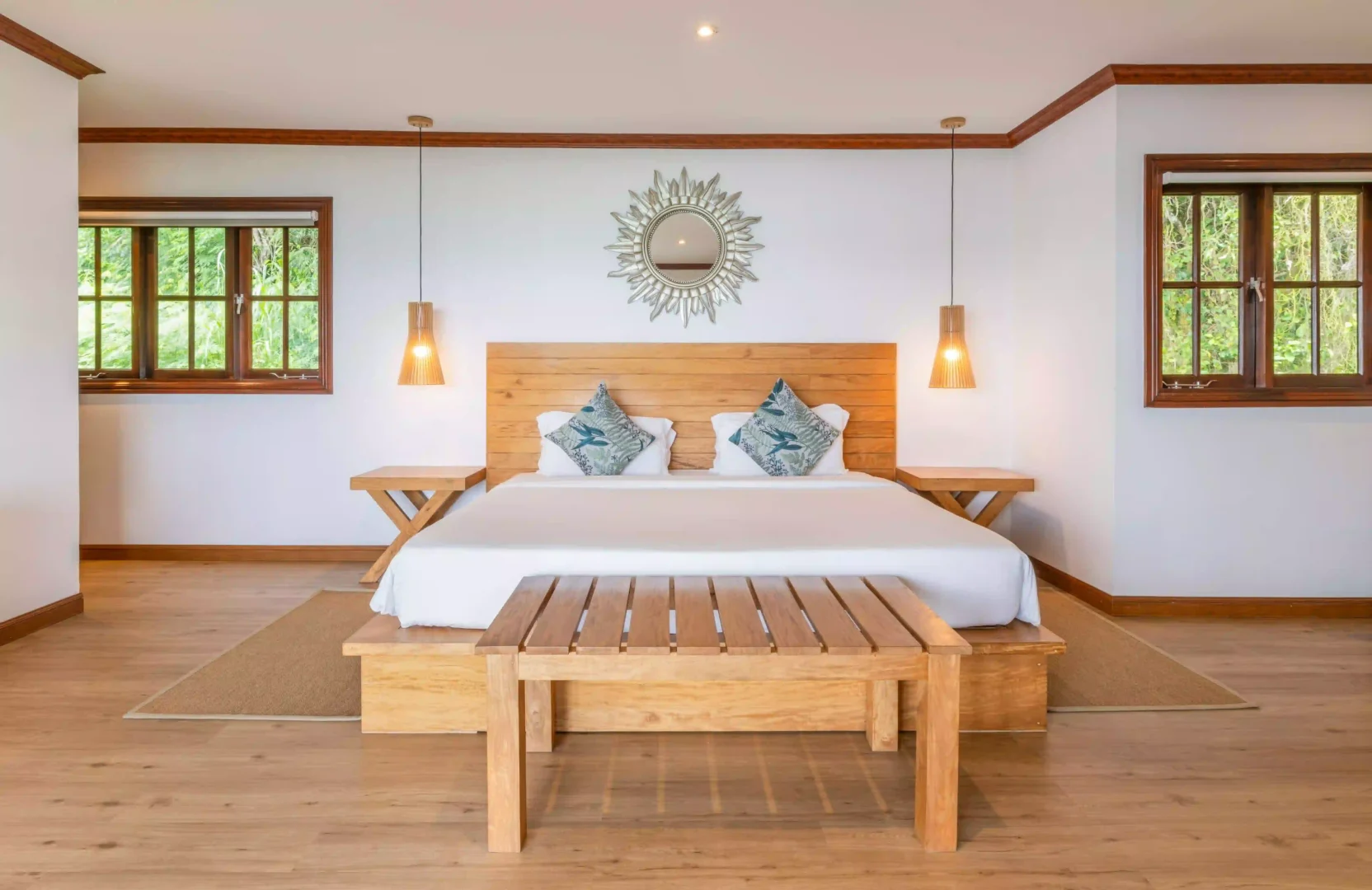 larchipel seychelles senior suite bedroom with king bed