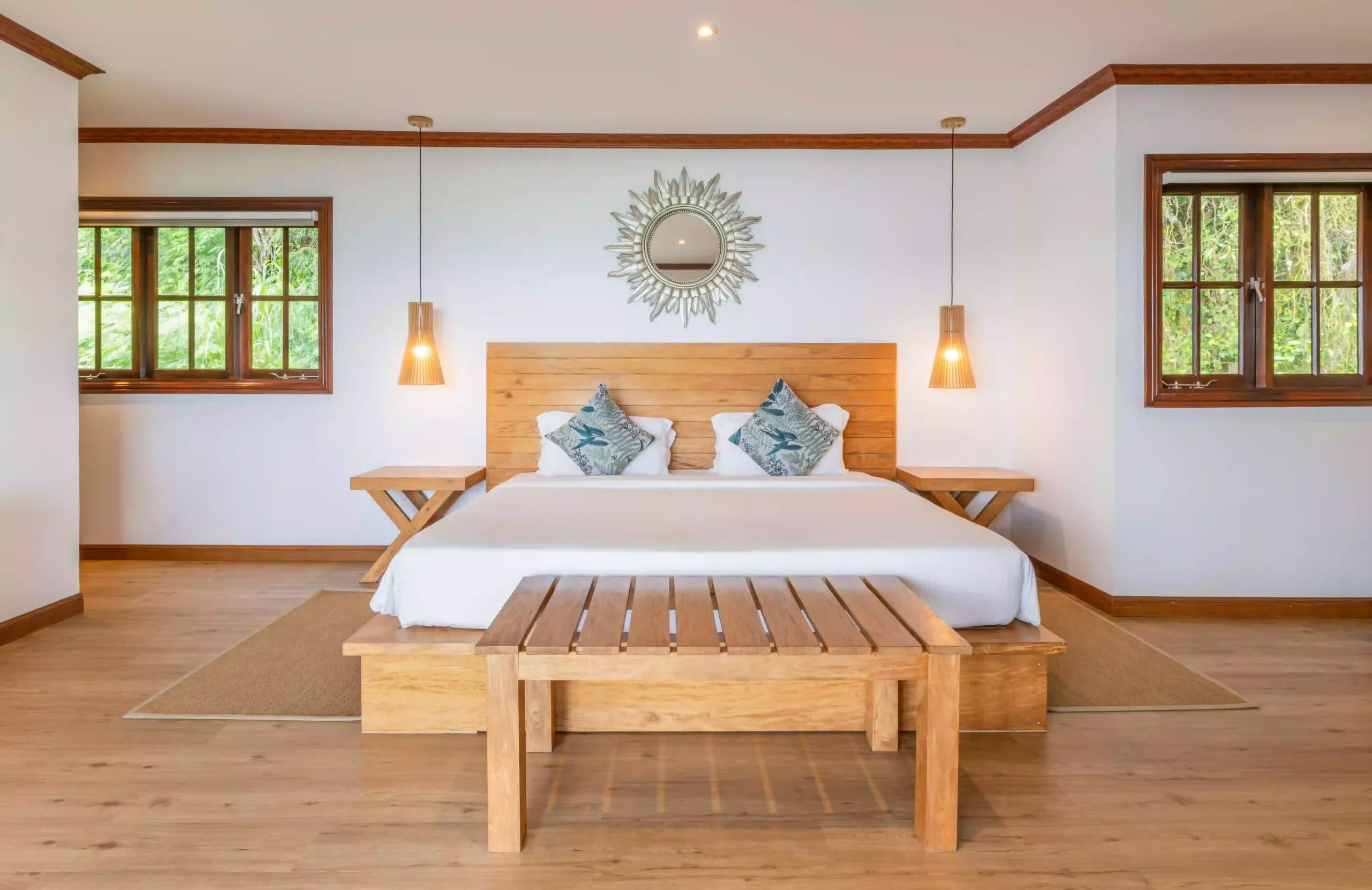 larchipel seychelles senior suite bedroom with king bed