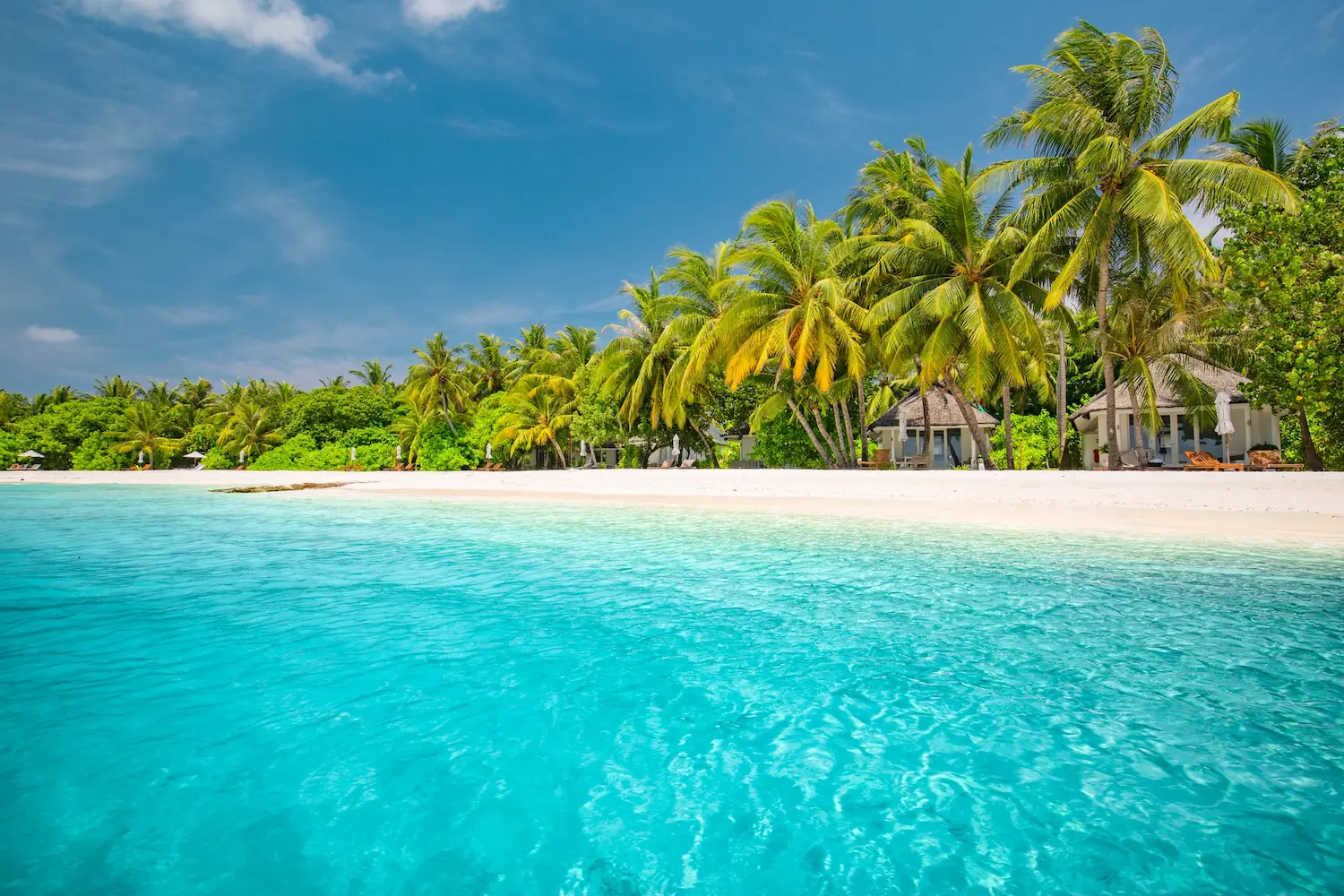 lux south ari atoll beach villa with direct beach access and serene shoreline setting
