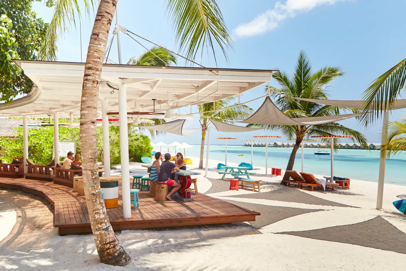 lux south ari atoll lagoon bar with relaxed beachfront ambience