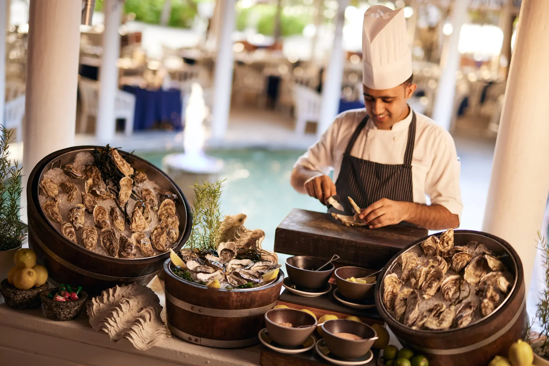lux south ari atoll temptation beach pool villa mixe dining experience with relaxed beachfront ambience