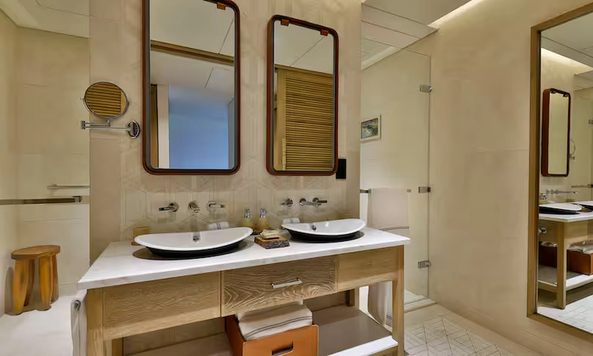 mango house seychelles king premium room with ocean view bathroom sinks