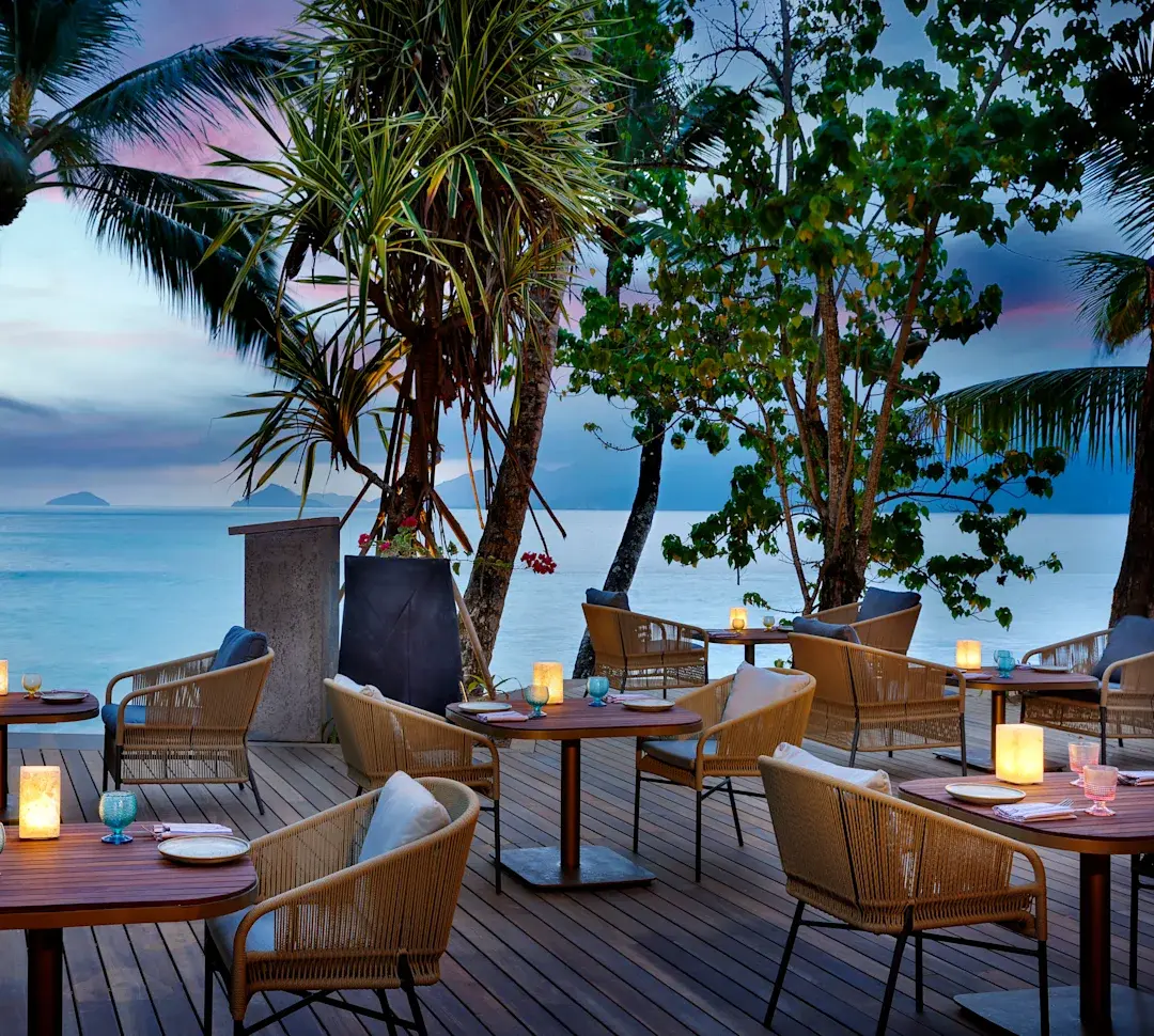 mango house seychelles moutya restaurant interior and dining setup