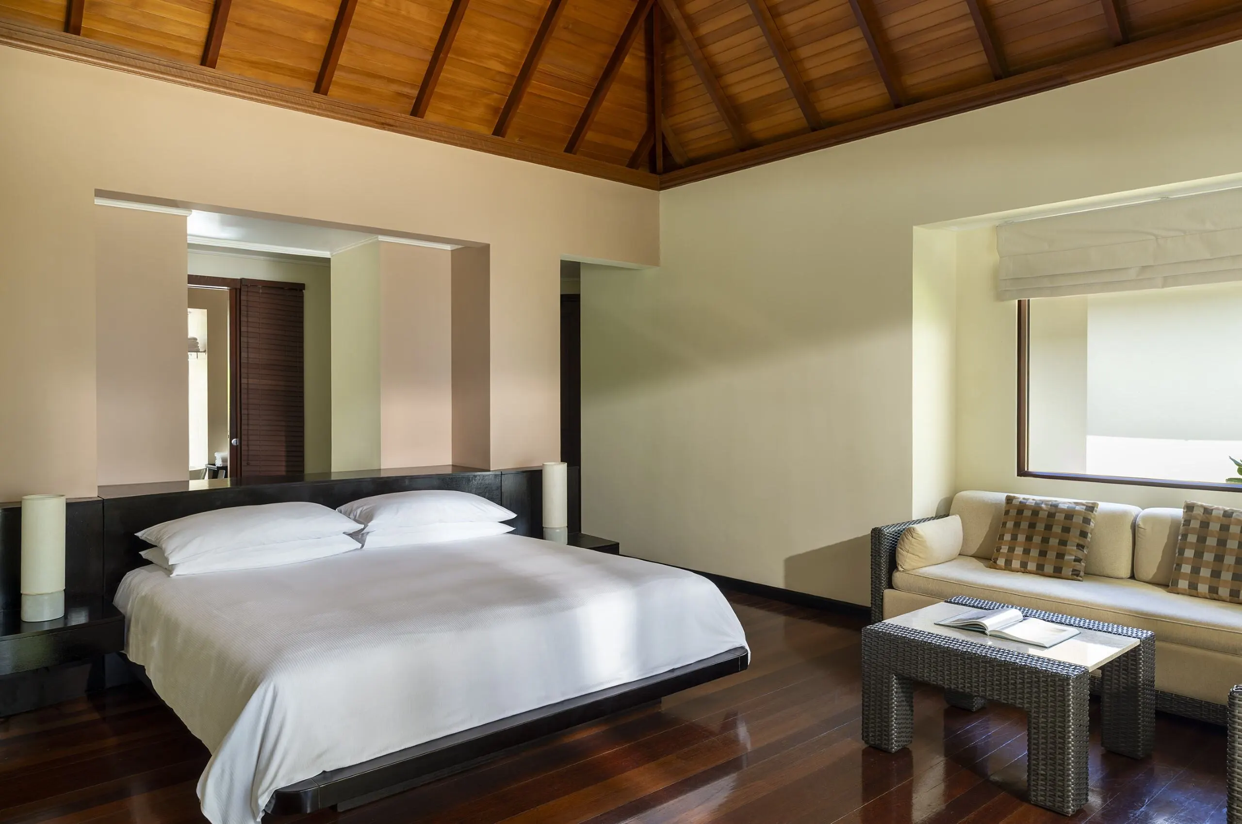 niva labriz seychelles beach villa with garden plunge pool bedroom with king bed