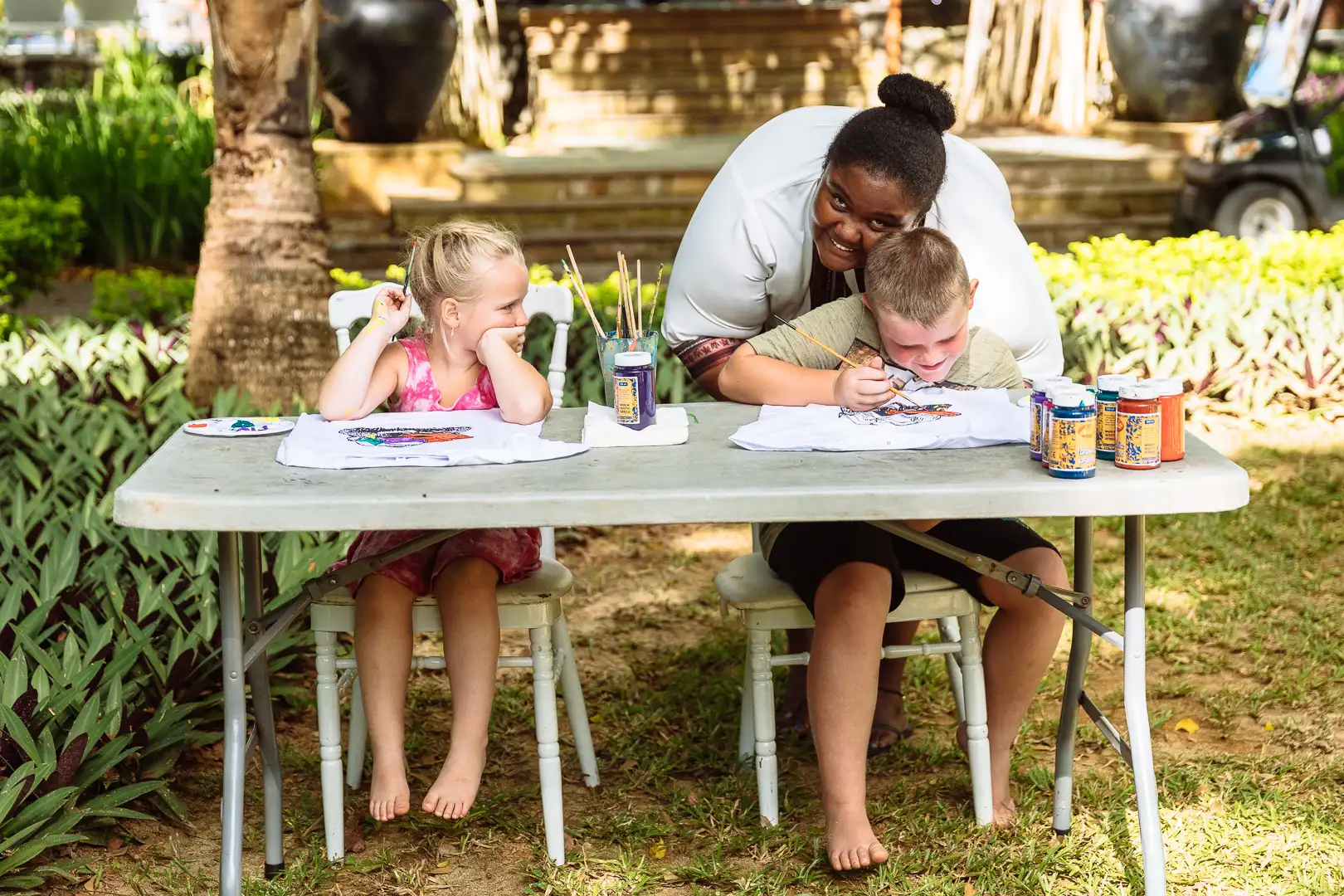 niva labriz seychelles kids club with children playing and colorful activities