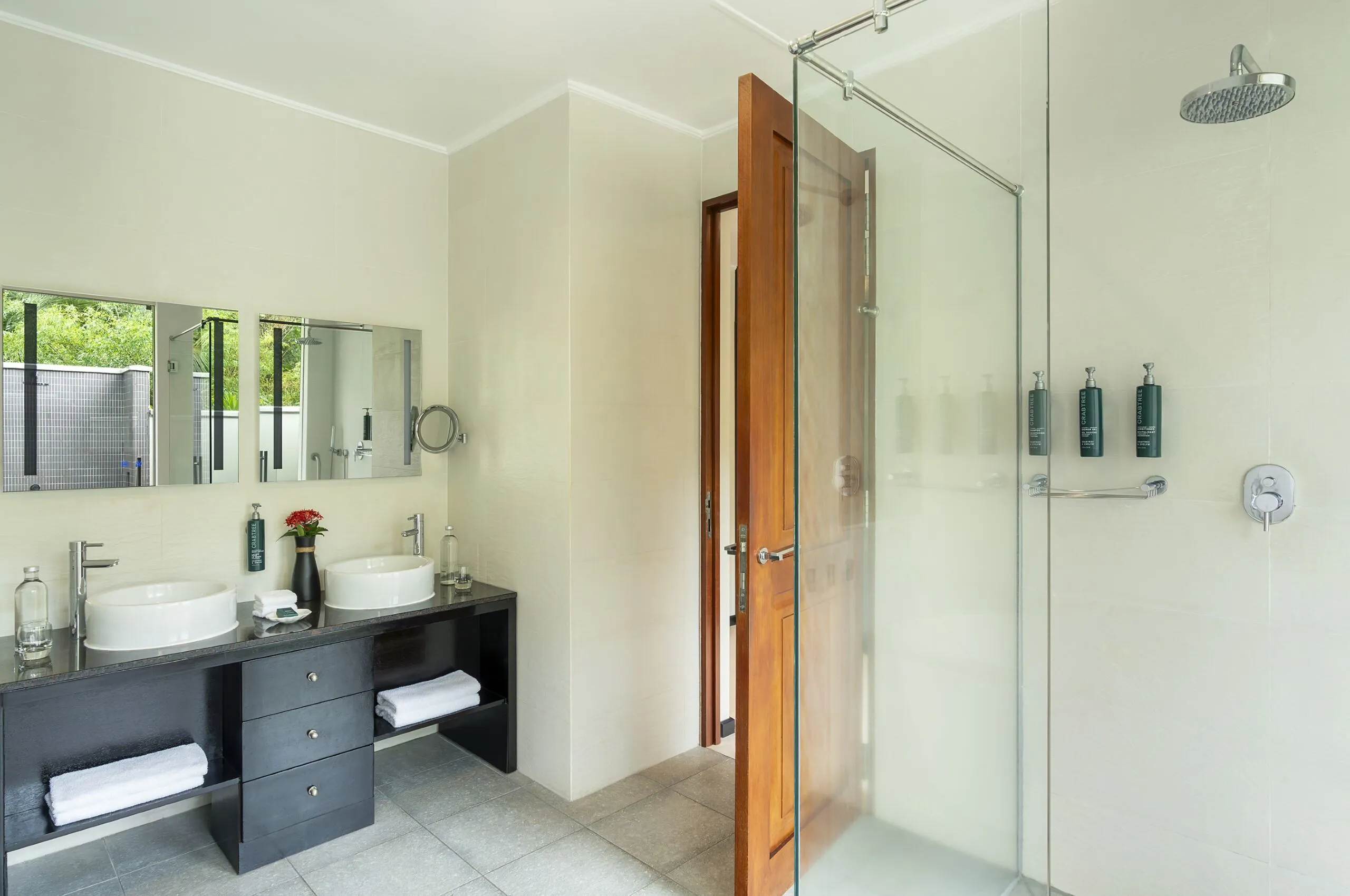 niva labriz seychelles two bedroom labriz retreat bathroom sinks with modern design and tropical surroundings
