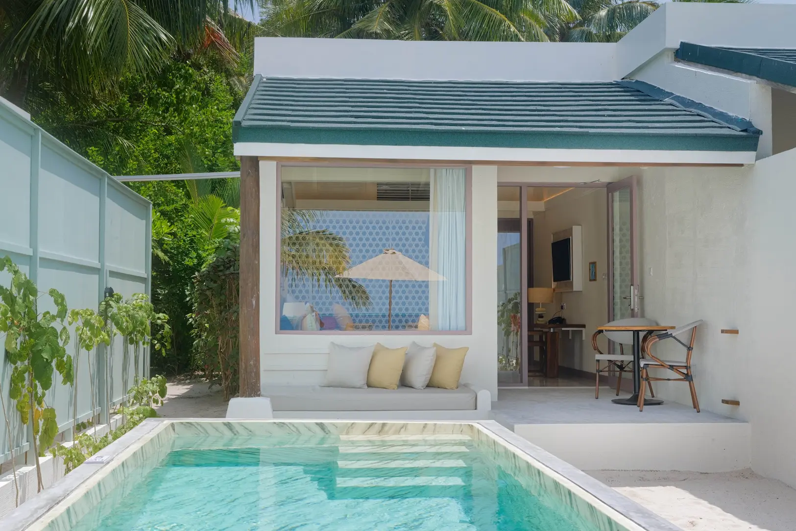 oblu nature helengeli deluxe beach villa with pool exterior featuring a tranquil beachfront setting lush tropical greenery and a serene island atmosphere