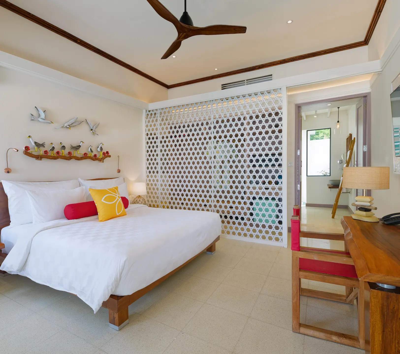 oblu nature helengeli deluxe beach villa with pool interior featuring serene island design soft natural tones and a calm spacious atmosphere