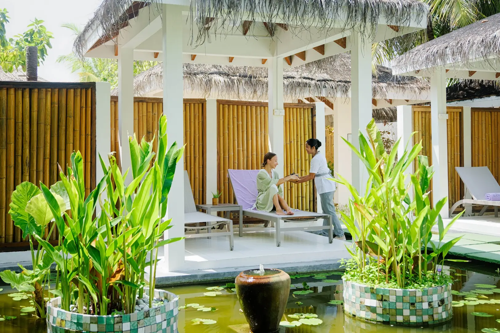 oblu nature helengeli elena the spa interior featuring serene island design soft natural textures and a calm rejuvenating atmosphere