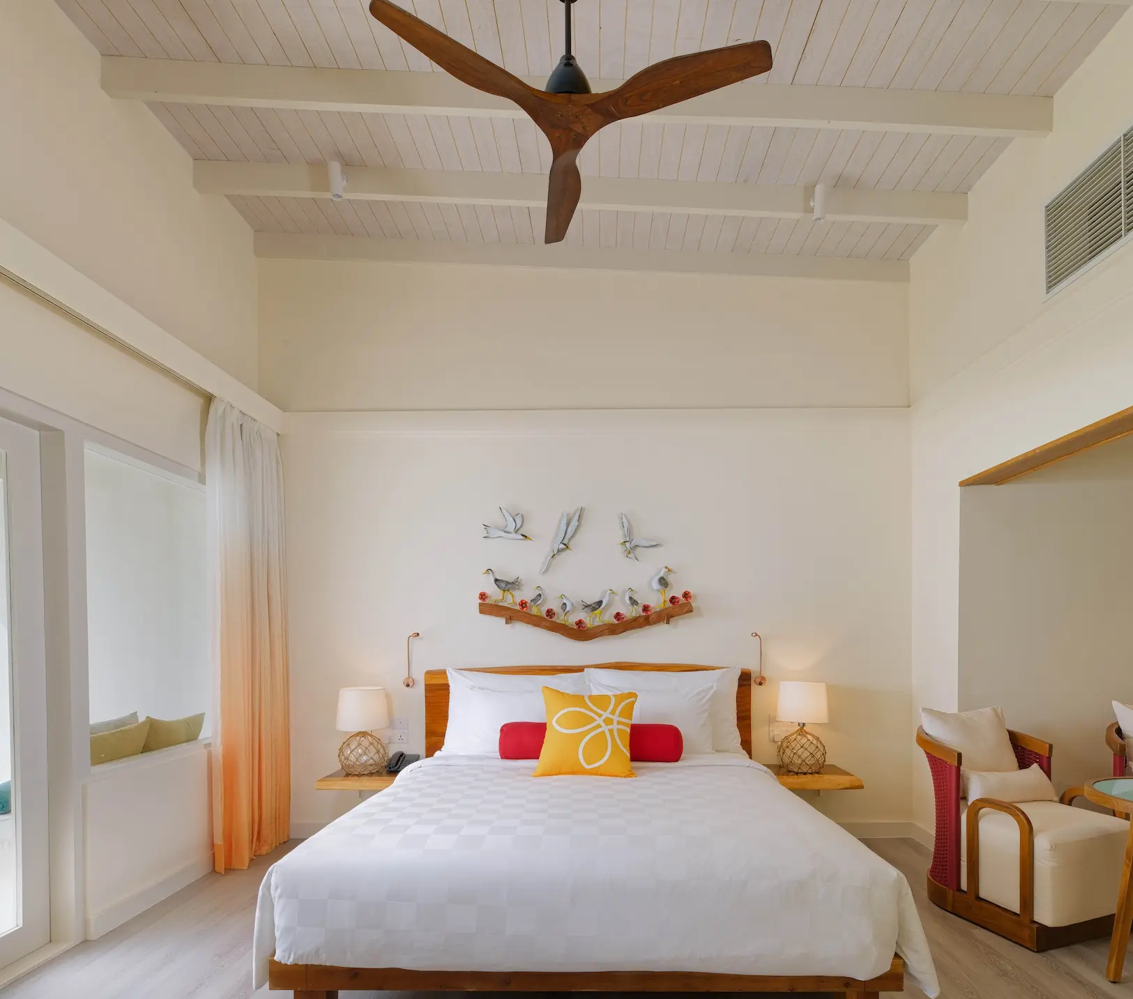 oblu nature helengeli two bedroom family villa with pool interior featuring soft natural tones elegant island design and a calm spacious ambience