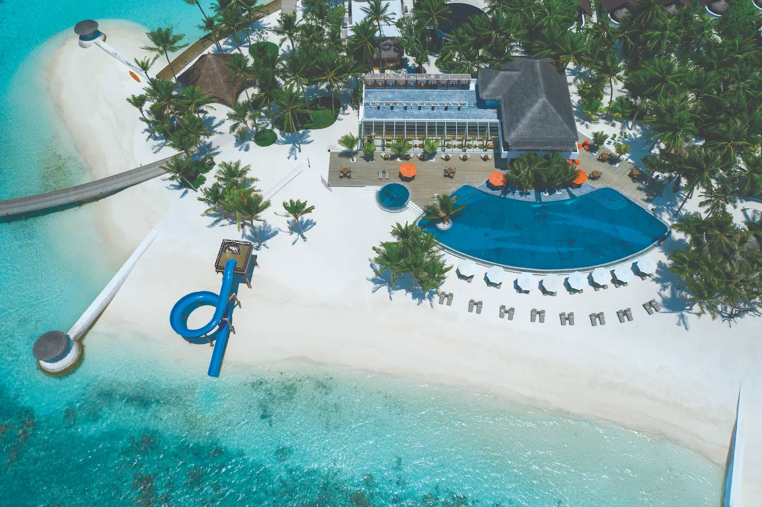 oblu select sangeli the sangs with waterslide and beach aerials and generic sangeli maldives
