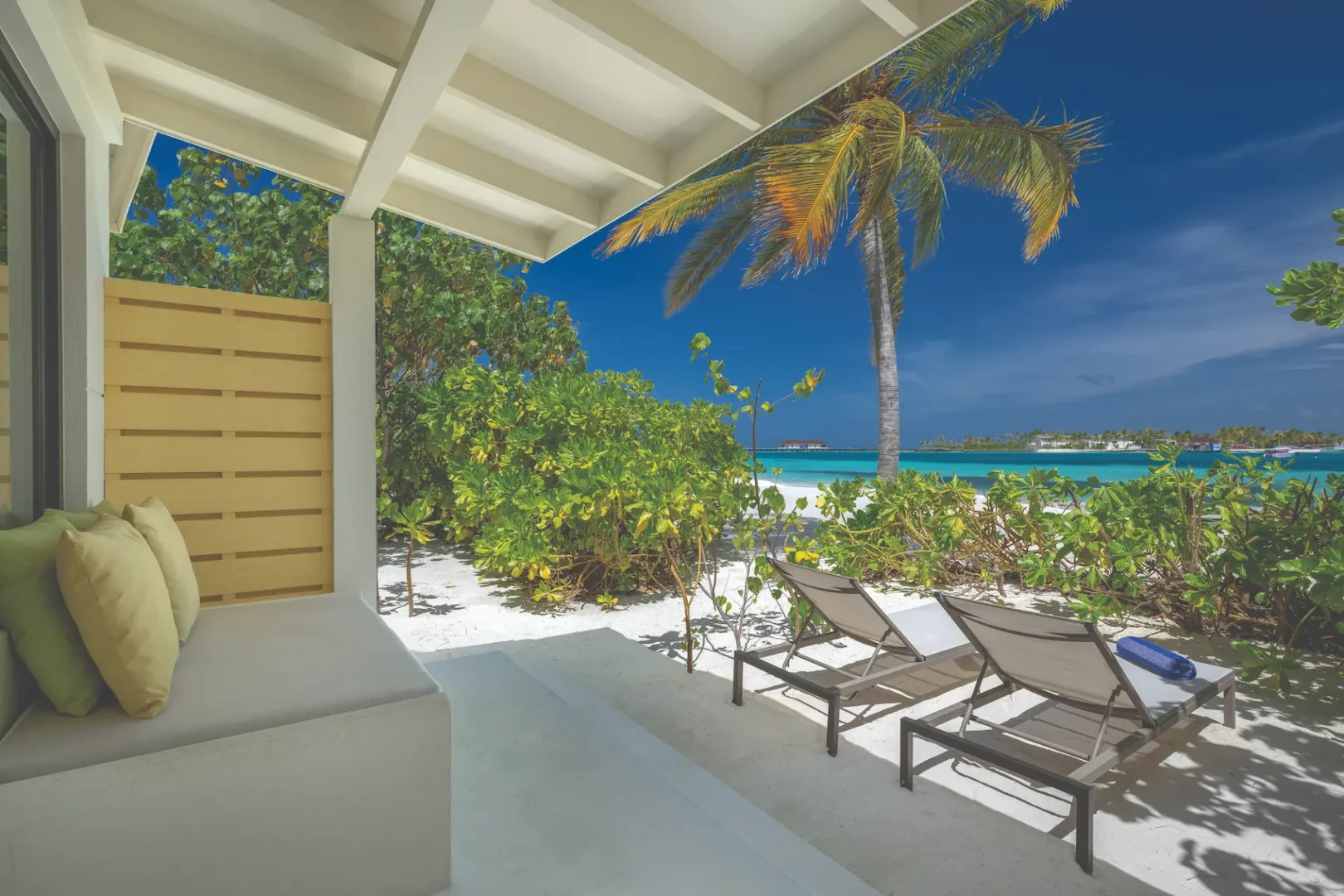 oblu xperience ailafushi beach villa exterior ailafushi maldives