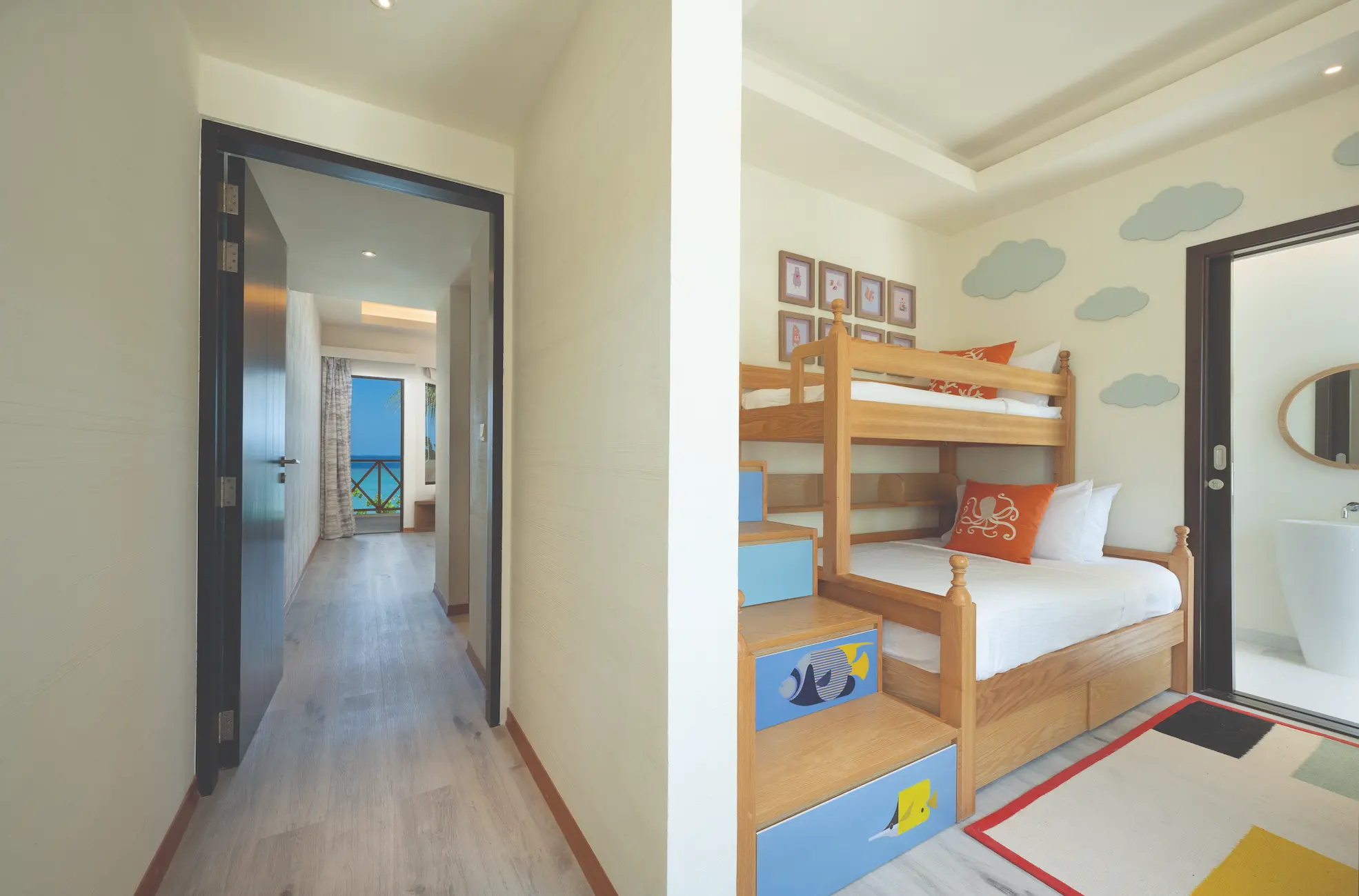 oblu xperience ailafushi ocean view family room kids area ailafushi maldives