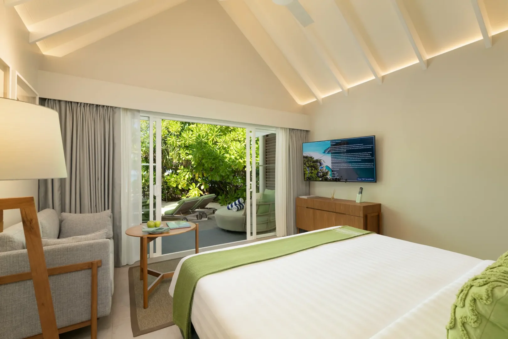 raaya by atmosphere raa atoll maldives beach villa bedroom