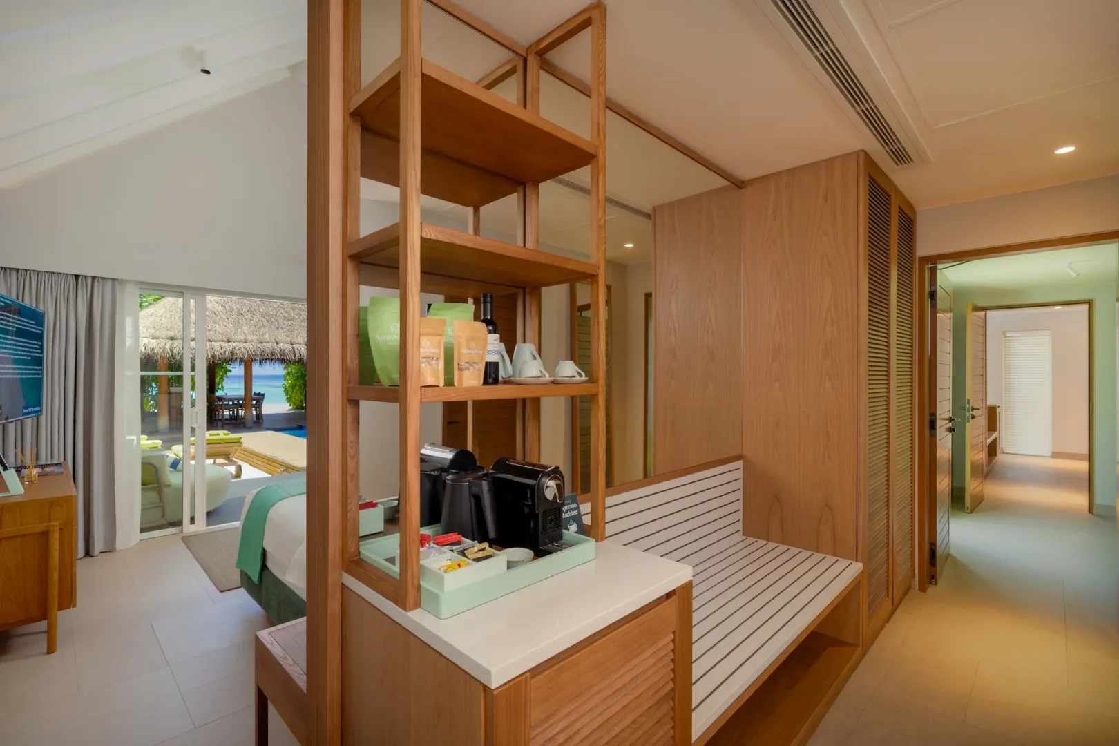 raaya by atmosphere raa atoll maldives family beach villa with pool amenities featuring elegant tropical details