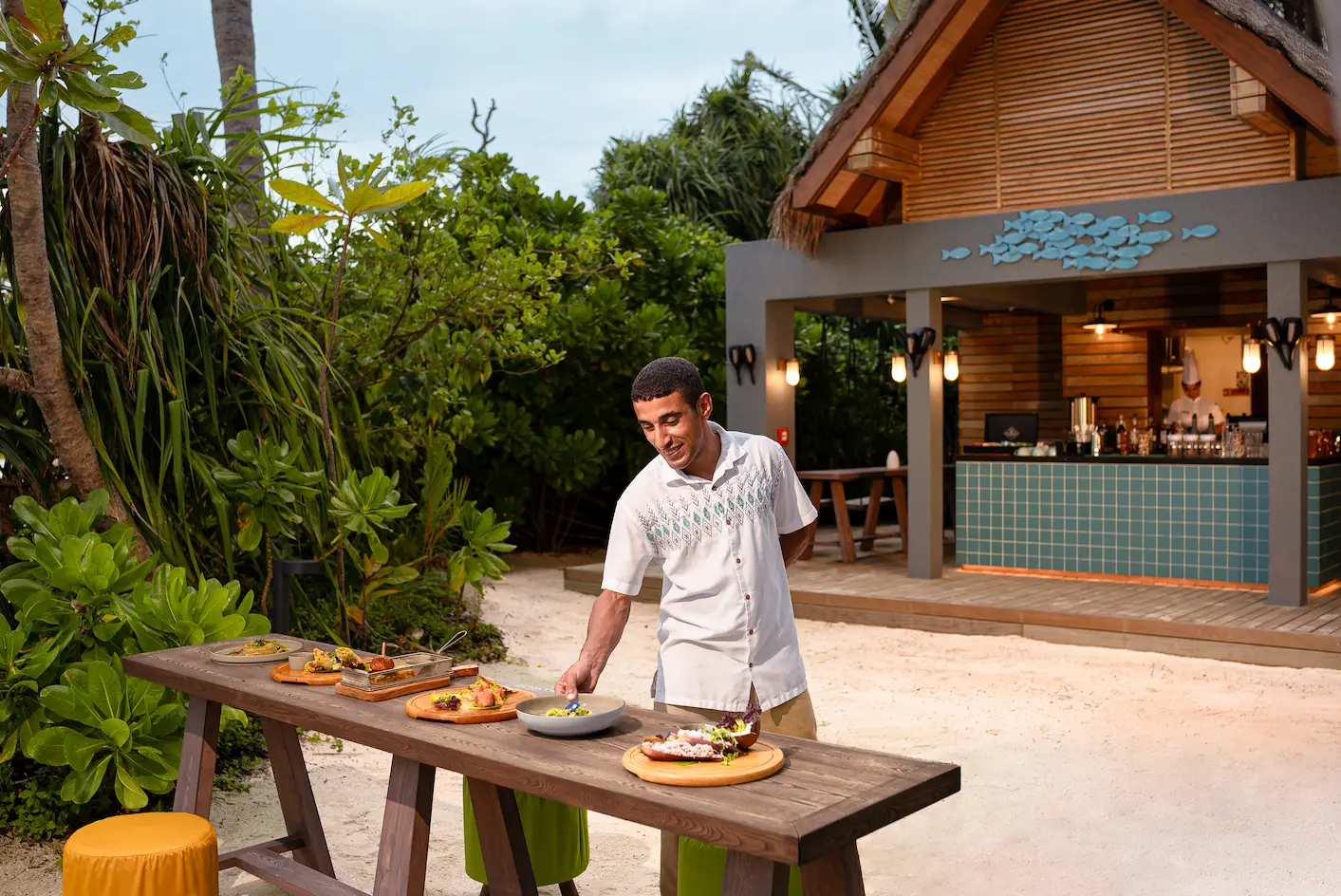 raaya by atmosphere raa atoll maldives sebs shack food showcasing refined tropical dining