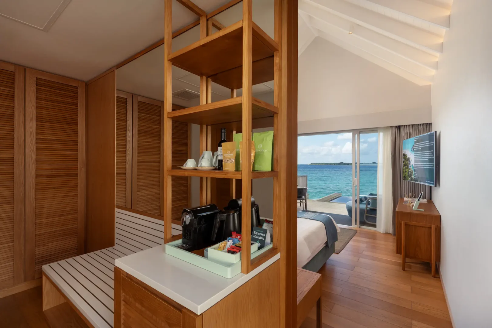 raaya by atmosphere raa atoll maldives water villa with pool amenities featuring elegant coastal details