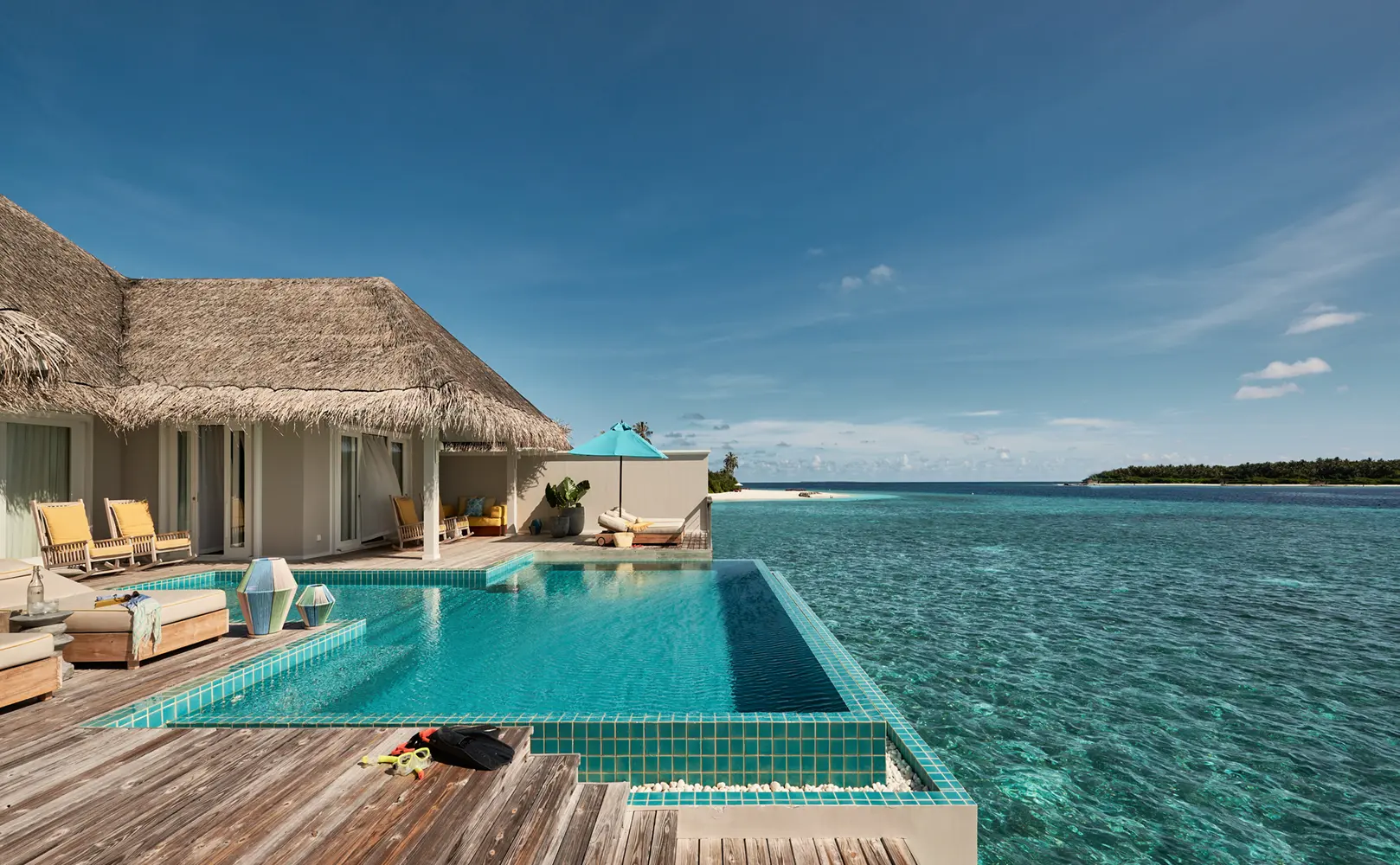 seaside finolhu maldives two bedroom water villa with pool tranquil overwater haven offering refined island luxury