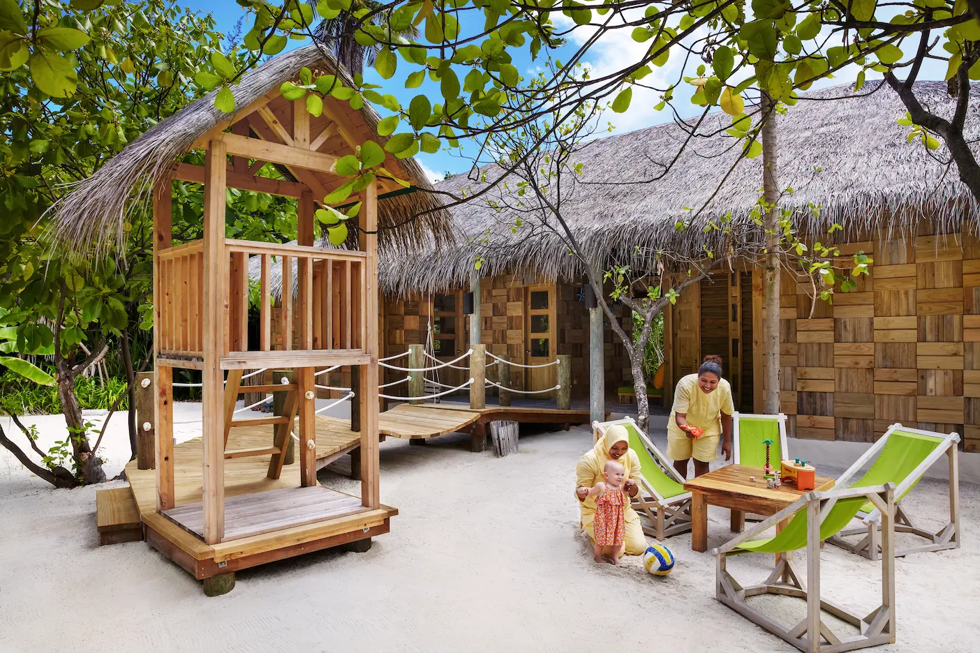 six senses laamu maldives the den kids club with natural wood play spaces creative activities and a calm elevated barefoot luxury family atmosphere