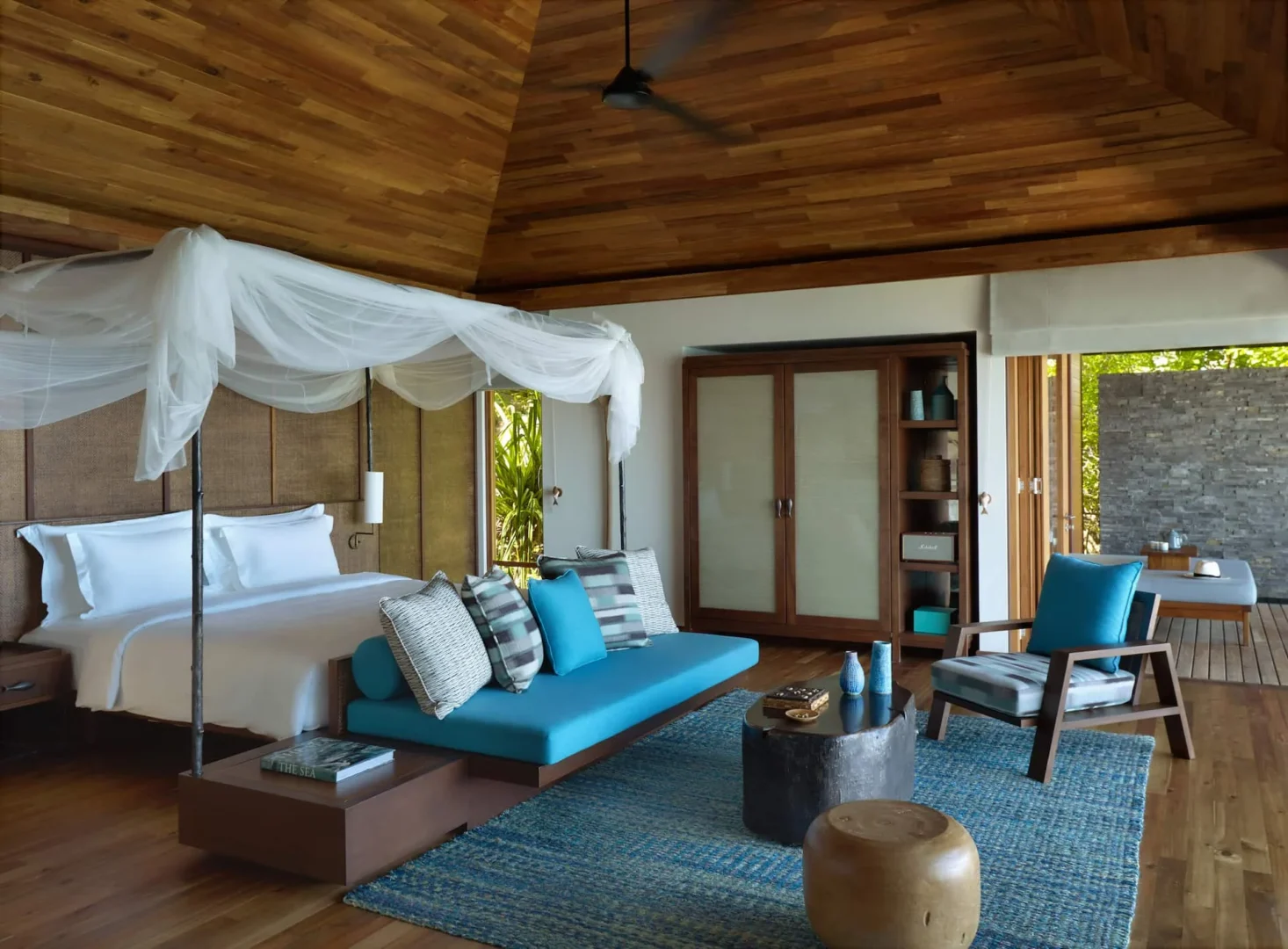 six senses seychelles hideaway pool villa bedroom
