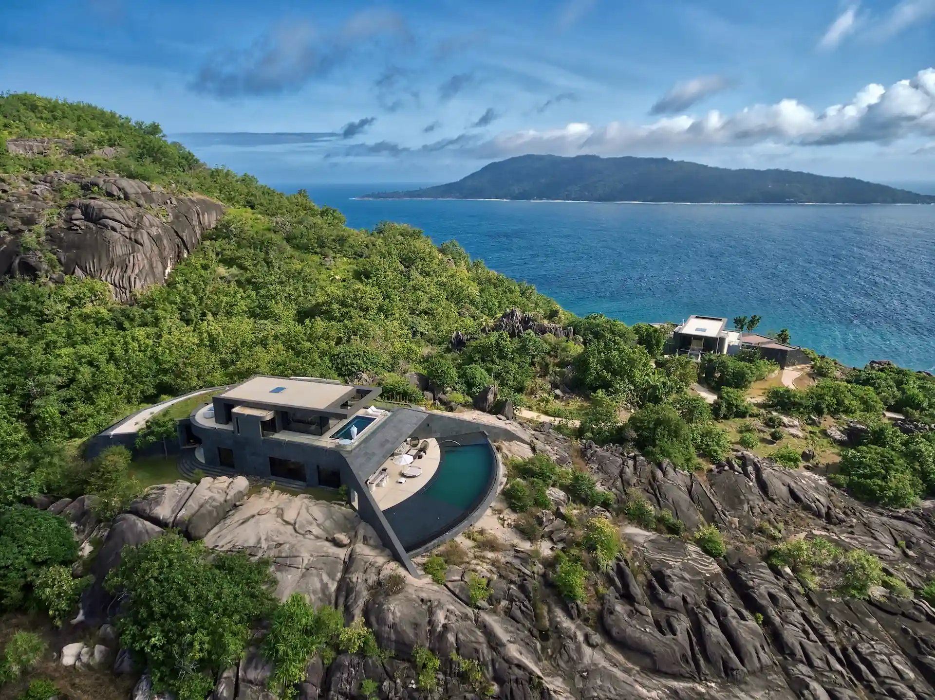 six senses seychelles ocean sounds four bedroom residence exterior view