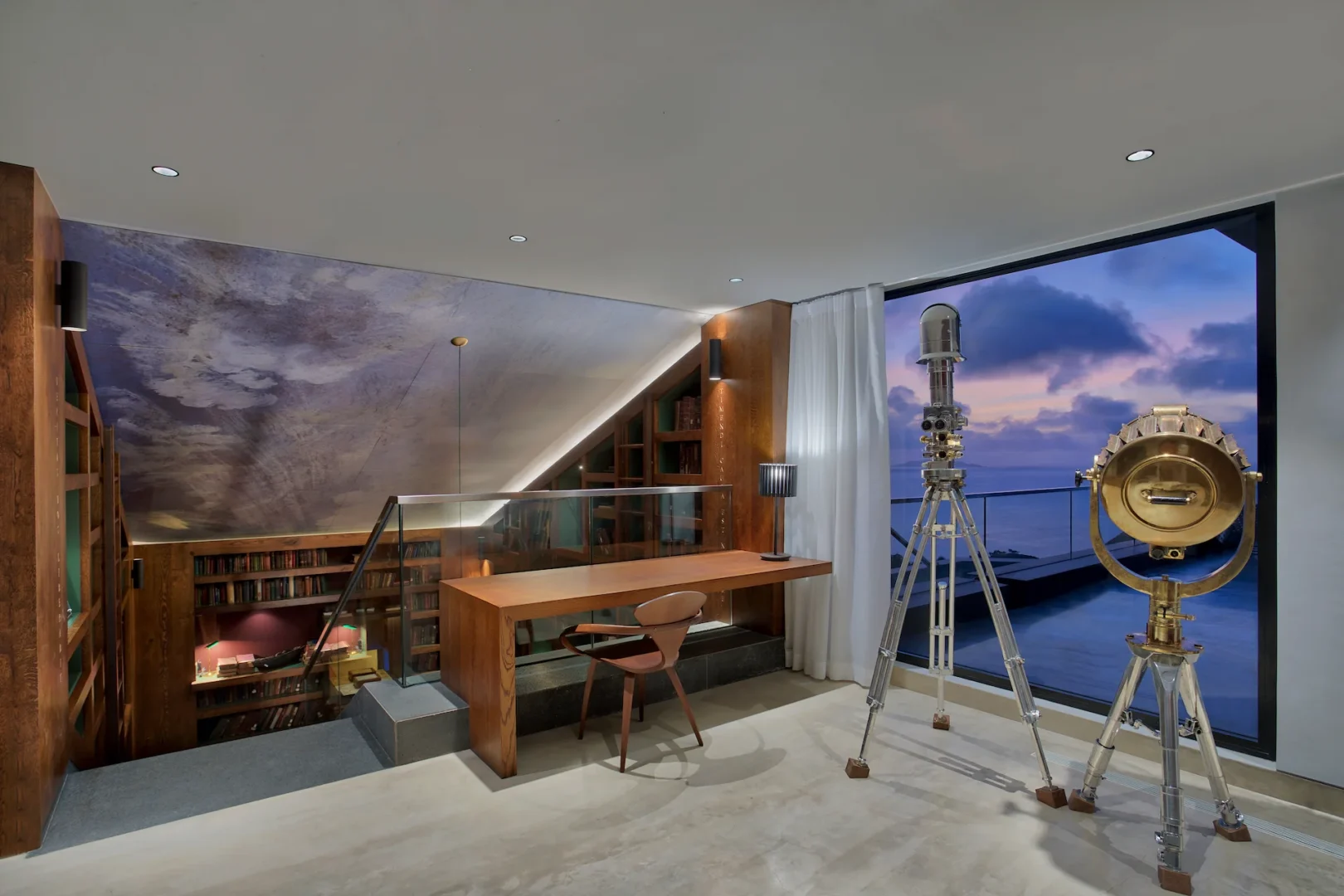 six senses seychelles ocean sounds four bedroom residence sunset view