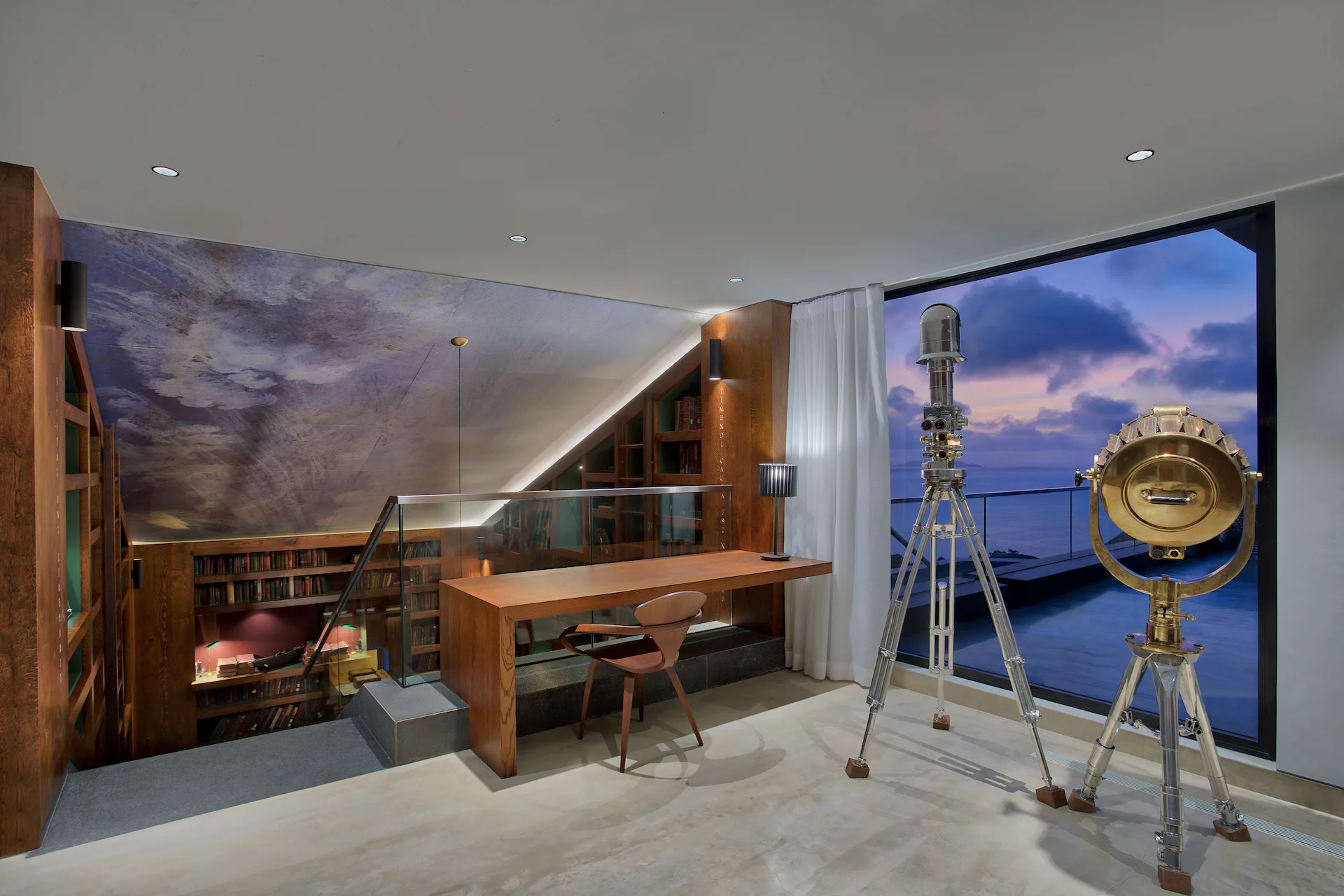 six senses seychelles ocean sounds four bedroom residence sunset view