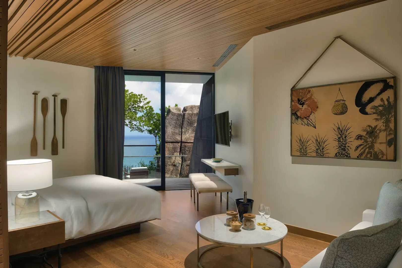 six senses seychelles seascape three bedroom residence bedroom interior