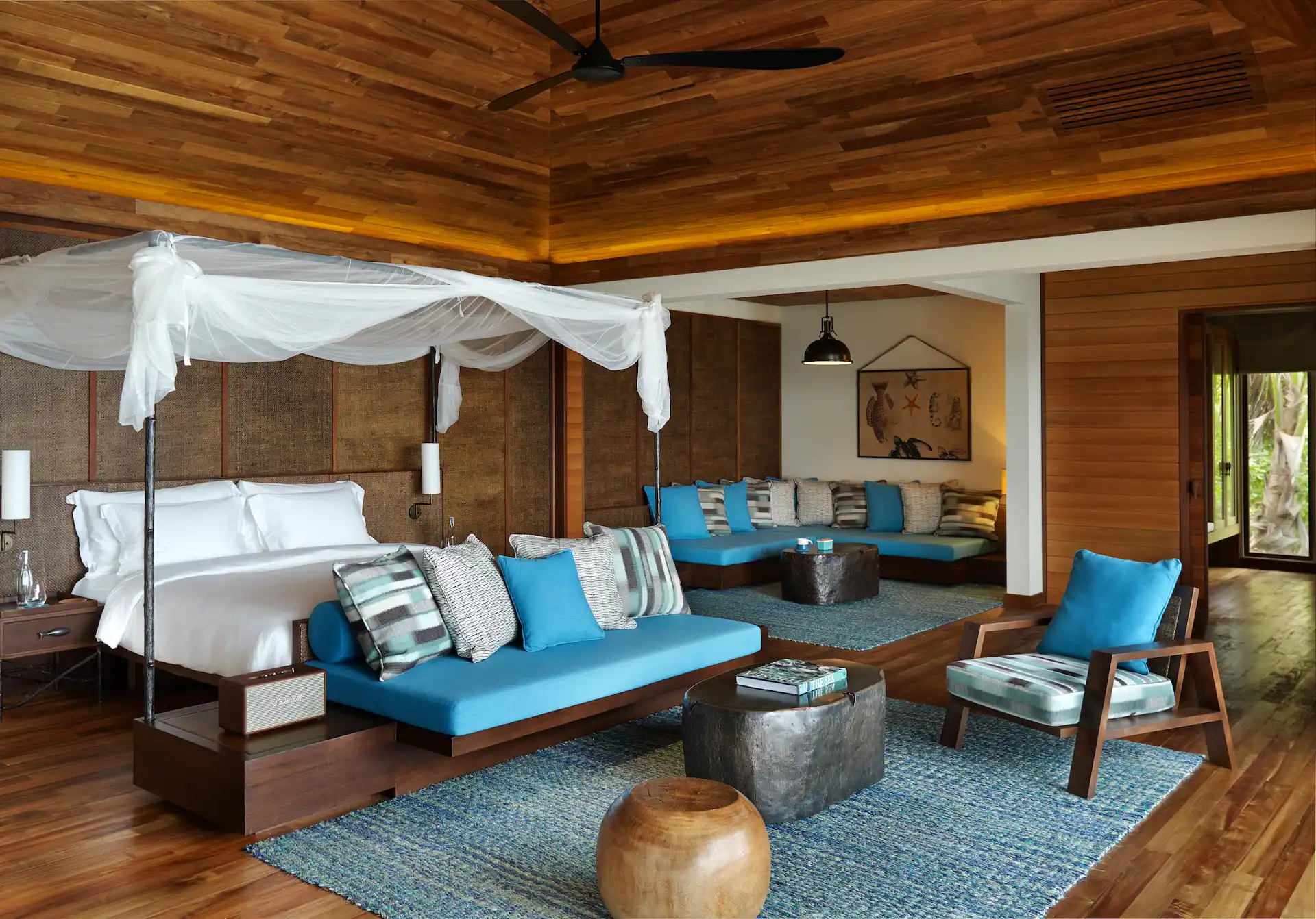 six senses seychelles signature pool villa bedroom interior
