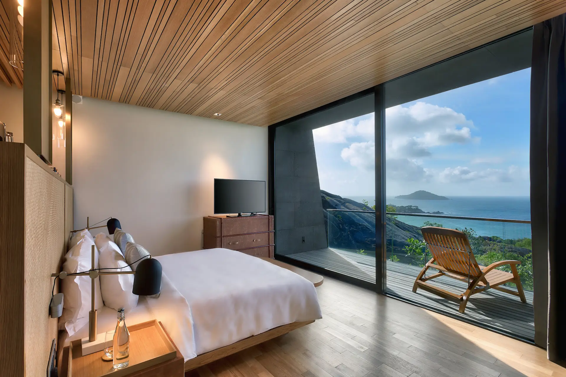 six senses seychelles the sanctuary four bedroom residence bedroom view