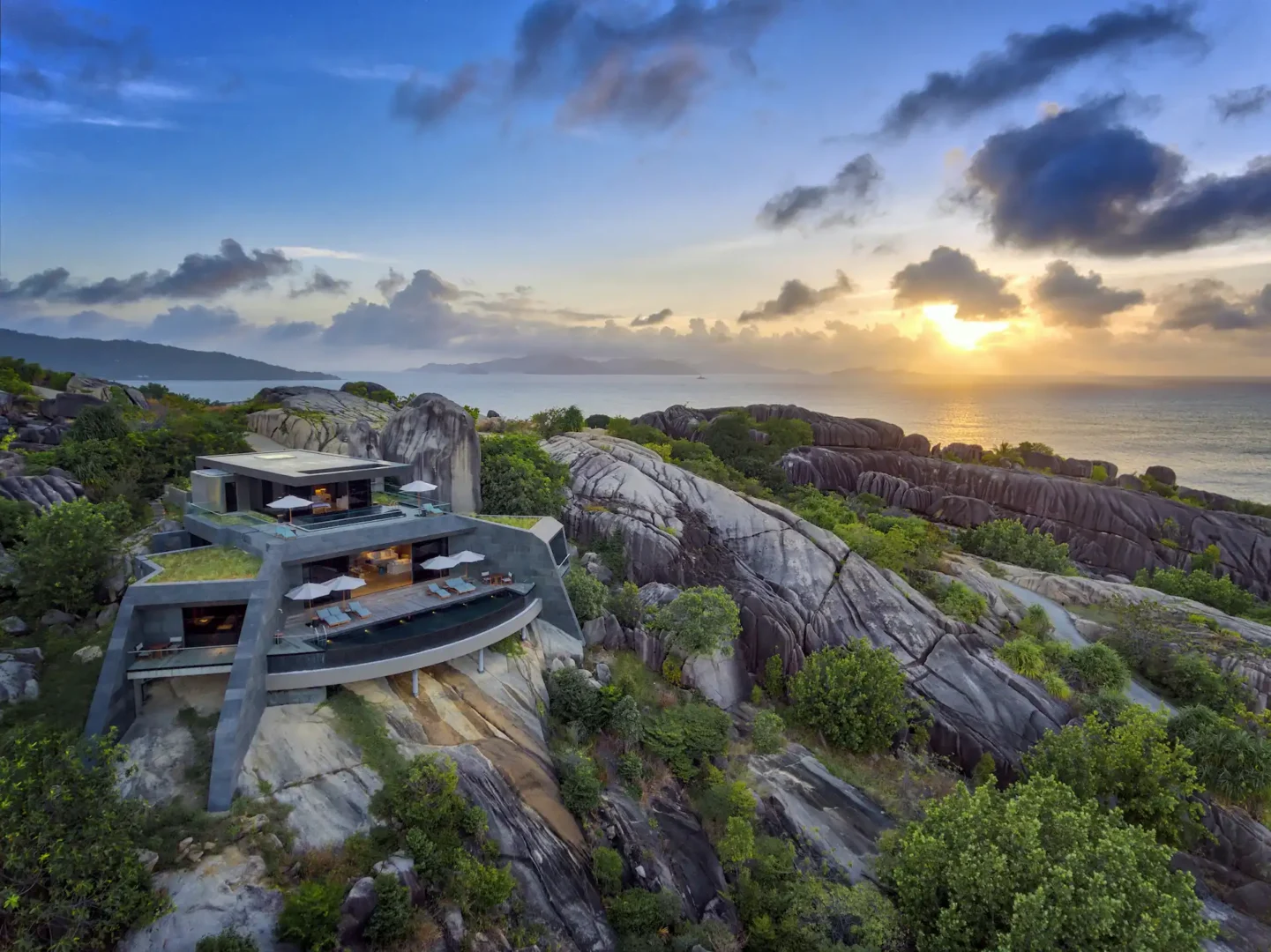 six senses seychelles the sanctuary four bedroom residence exterior view